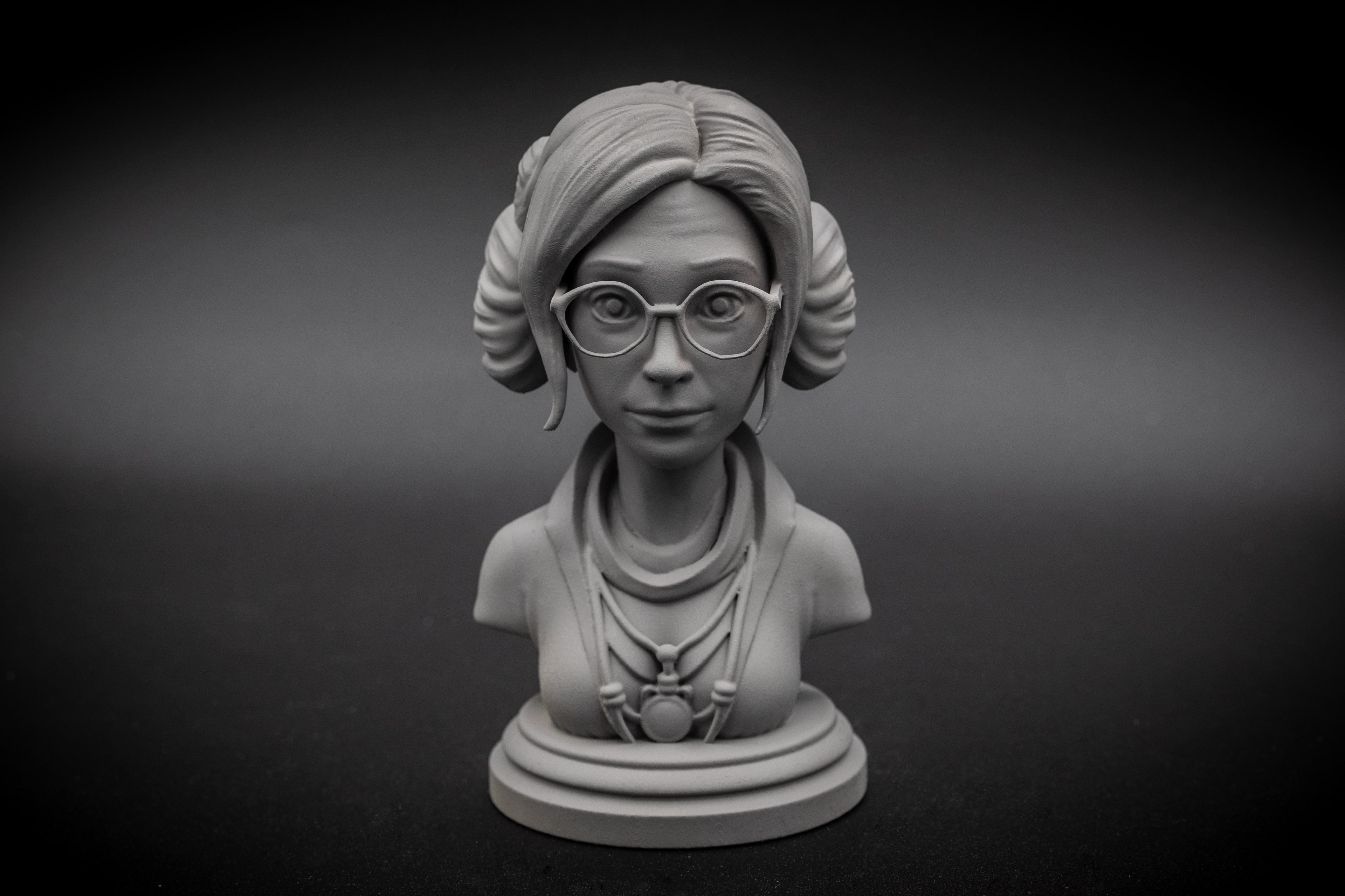 Carrie Fisher Bust 3d model