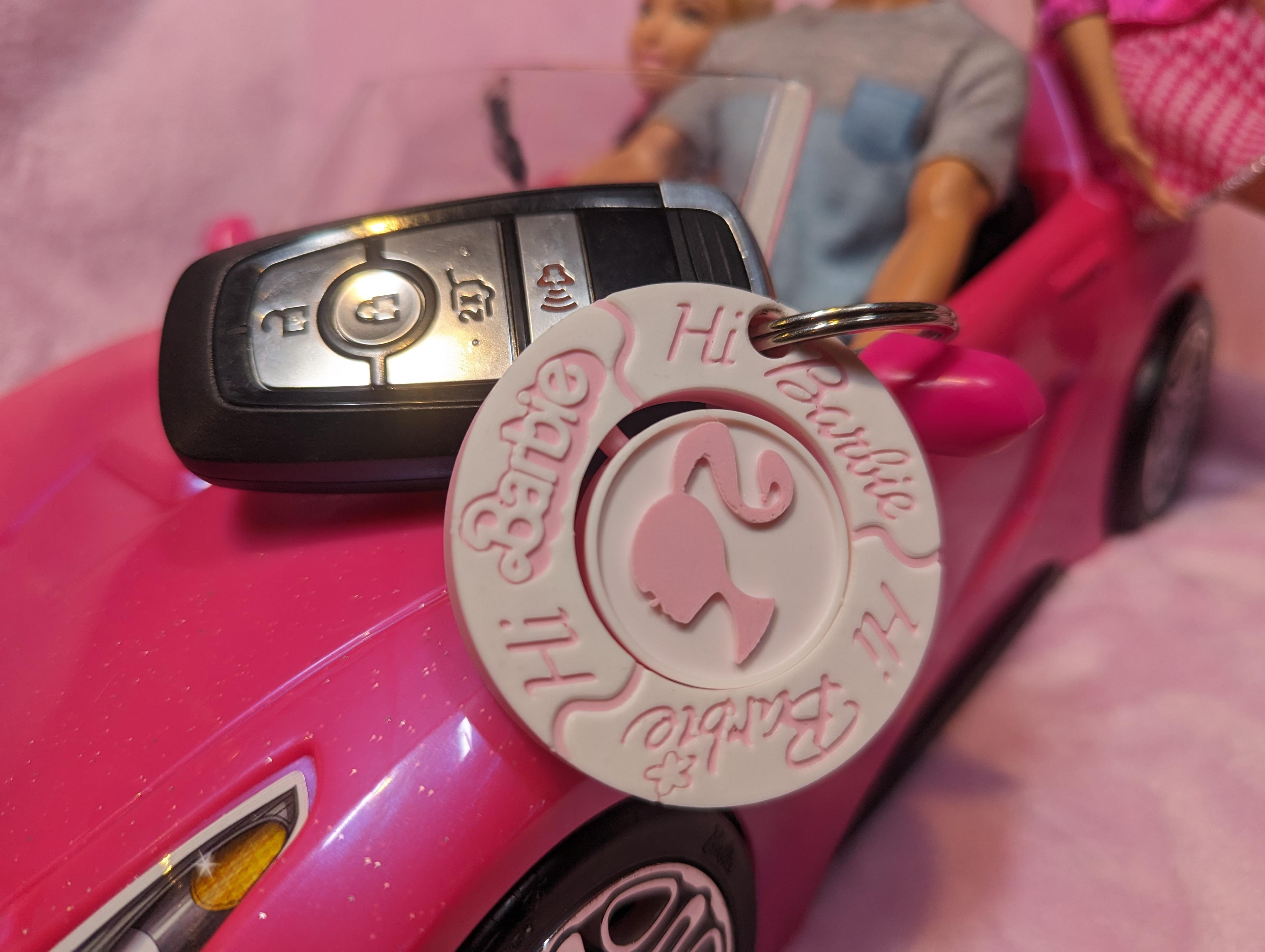 Barbie Keychain 3d model