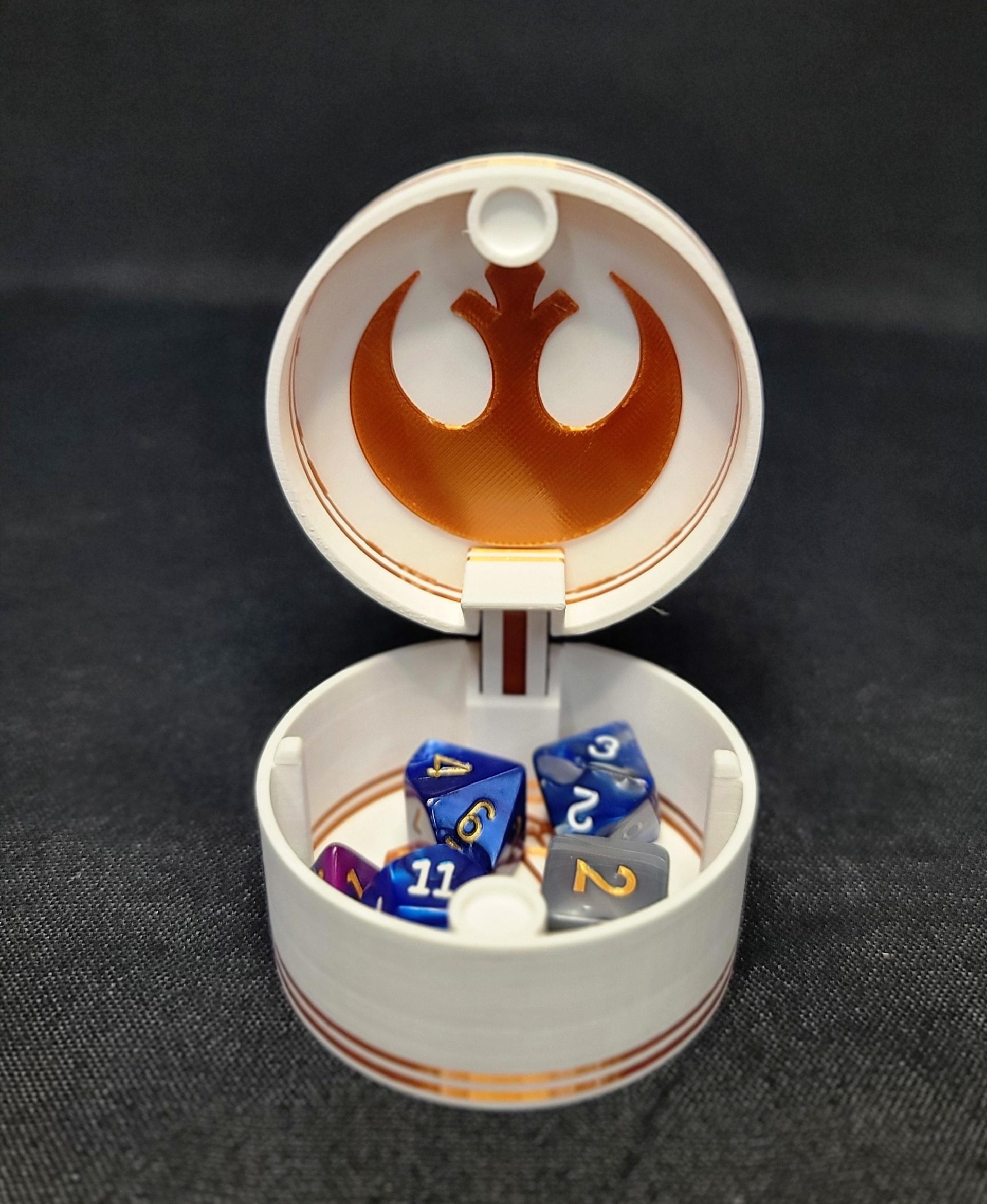  12oz  Rebel Alliance Can Cozy Dice Tower   3d model