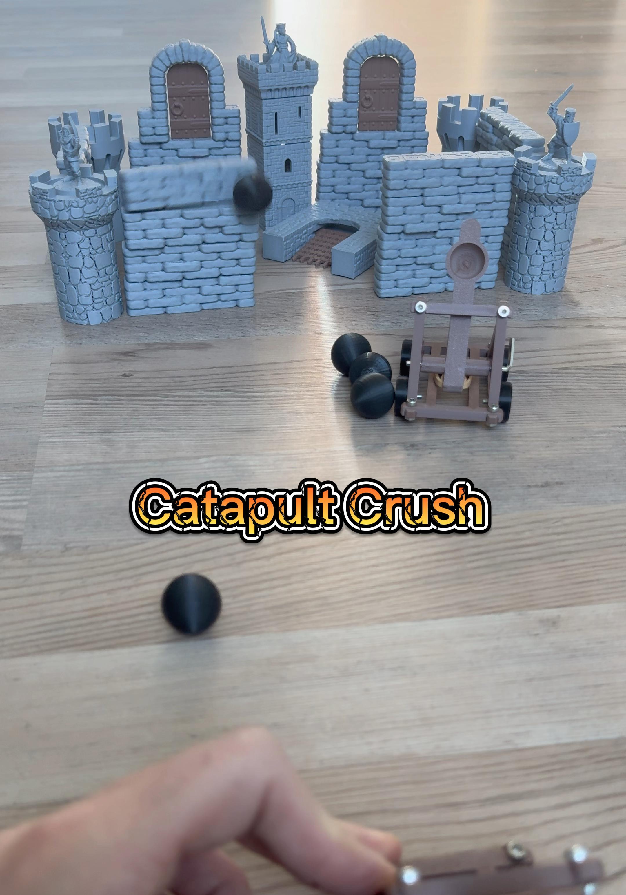 Catapult Crush ! 3d model