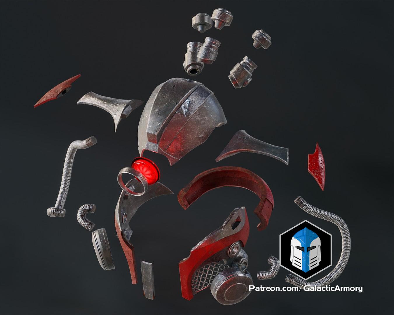 Marchion Ro Helmet - 3D Print Files 3d model