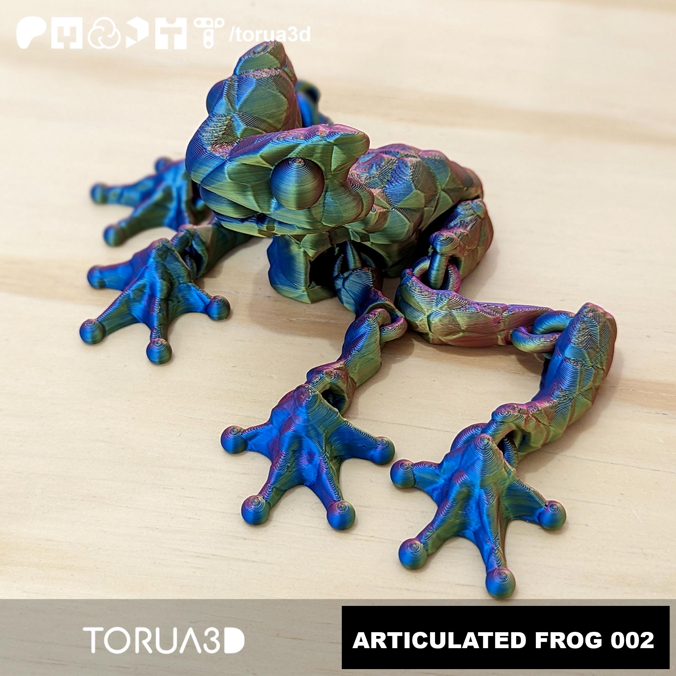 Articulated Frog 002 3d model
