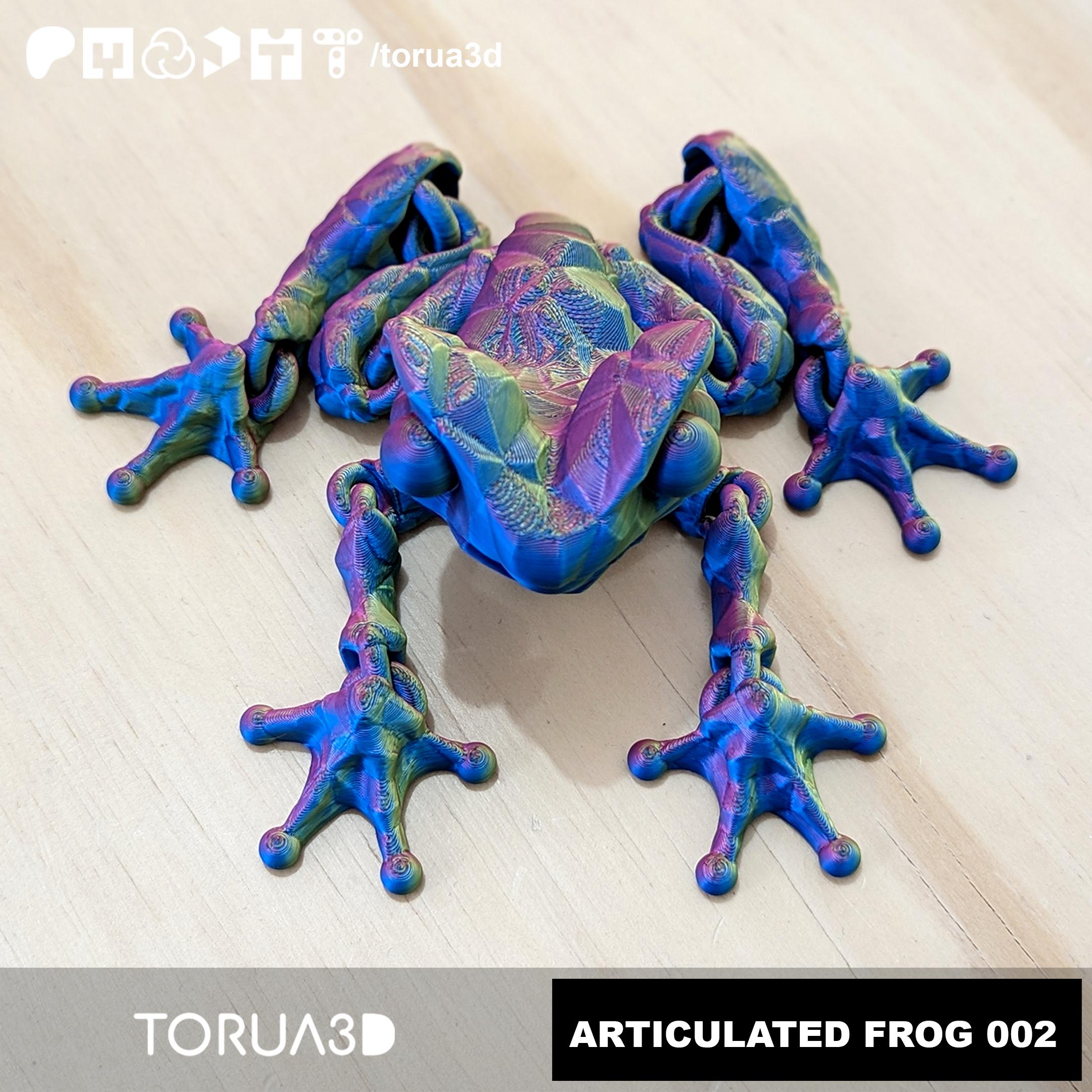 Articulated Frog 002 3d model