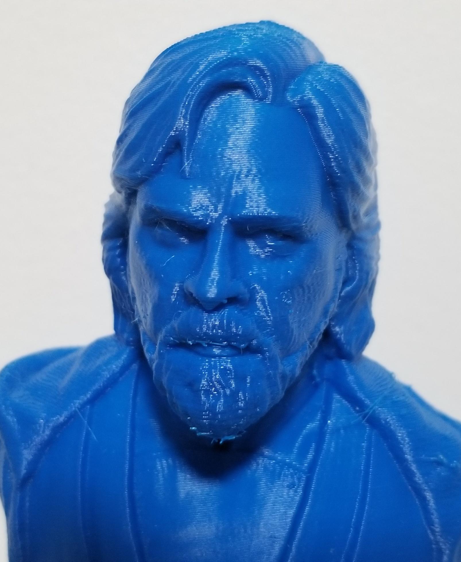 Luke Skywalker Bust (Pre-Supported) 3d model