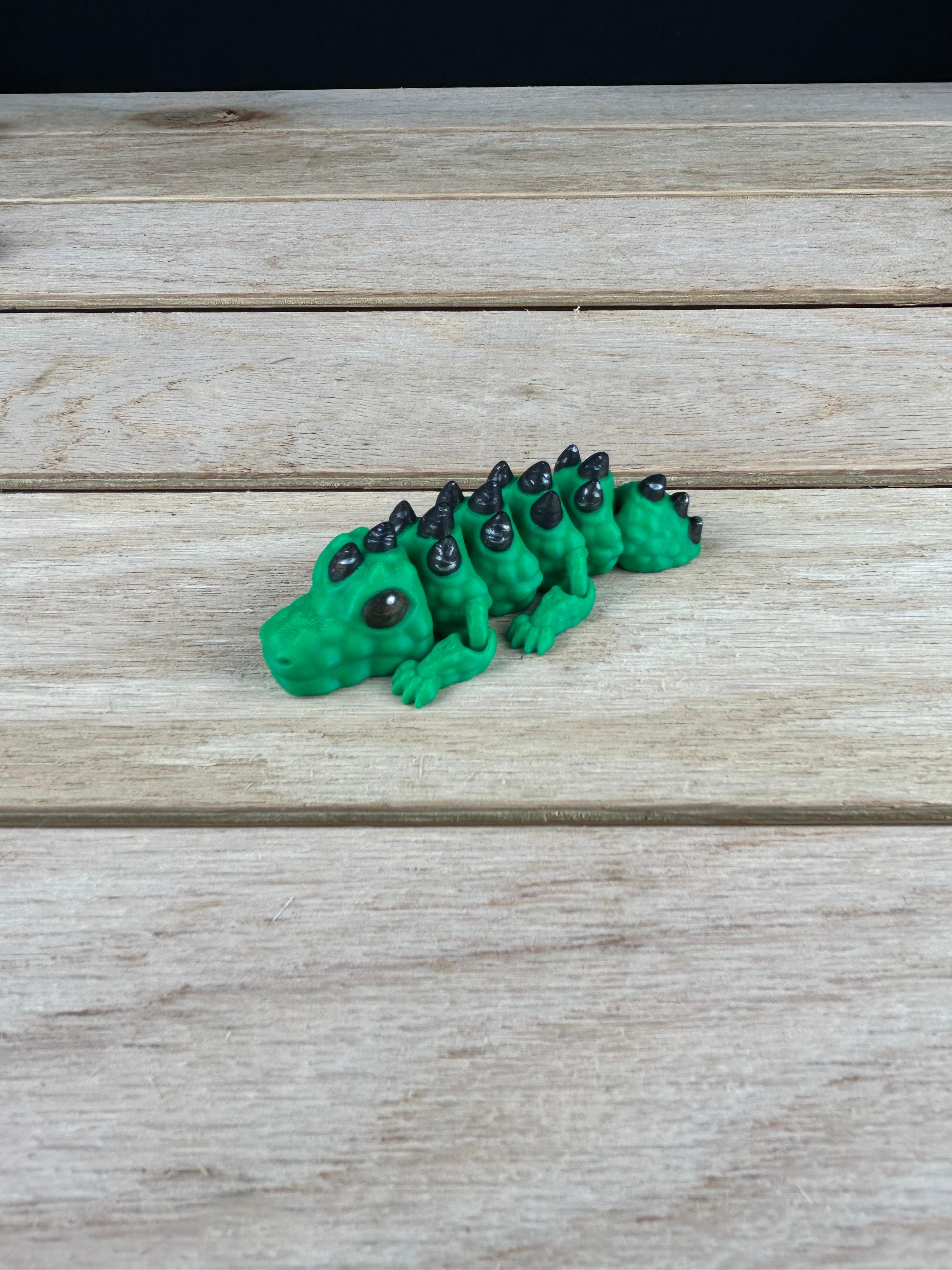 Gator Dragon Fidget 3d model