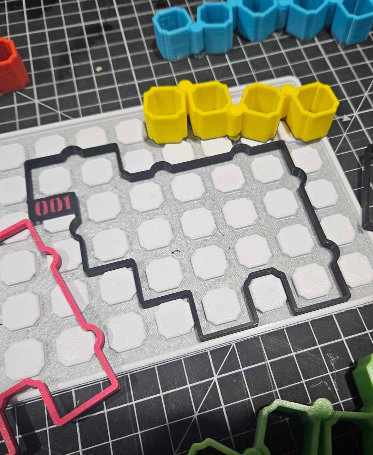 SKEWBITS (v1) Puzzle Game for 3D Printing *OUTDATED* - Slight modification to make the numbers easier to see. Now to reprint them all. - 3d model