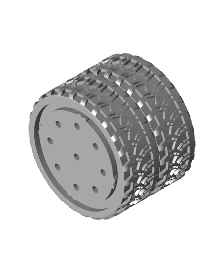 Tire Stack Planter with Drip Tray | Early Access & Commercial License 3d model