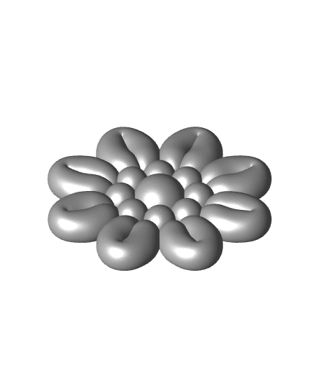 Balloon Flower in Pot -Mothers Day 3d model