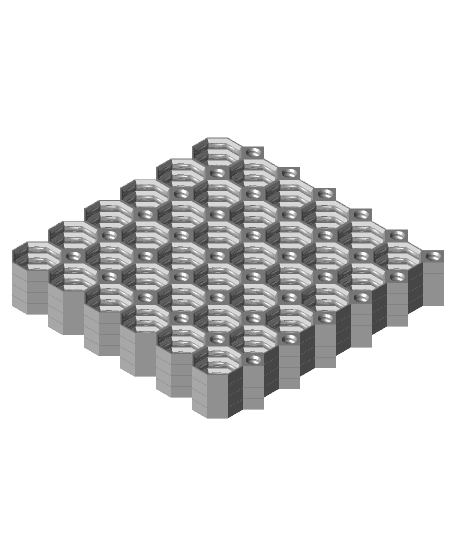 6x6 Multiboard Core Tile x4 Stack 3d model