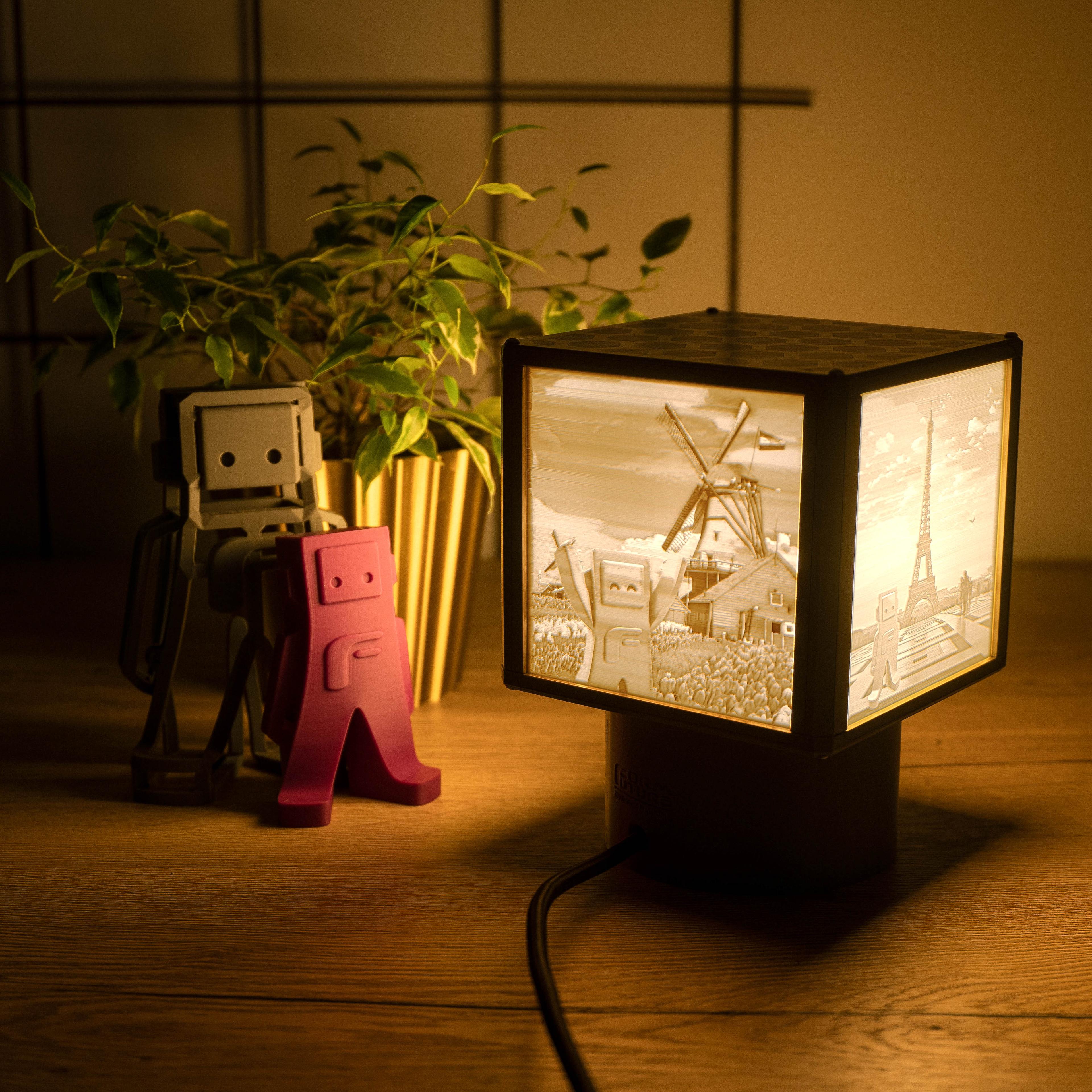 Lithophane Lamp 3d model