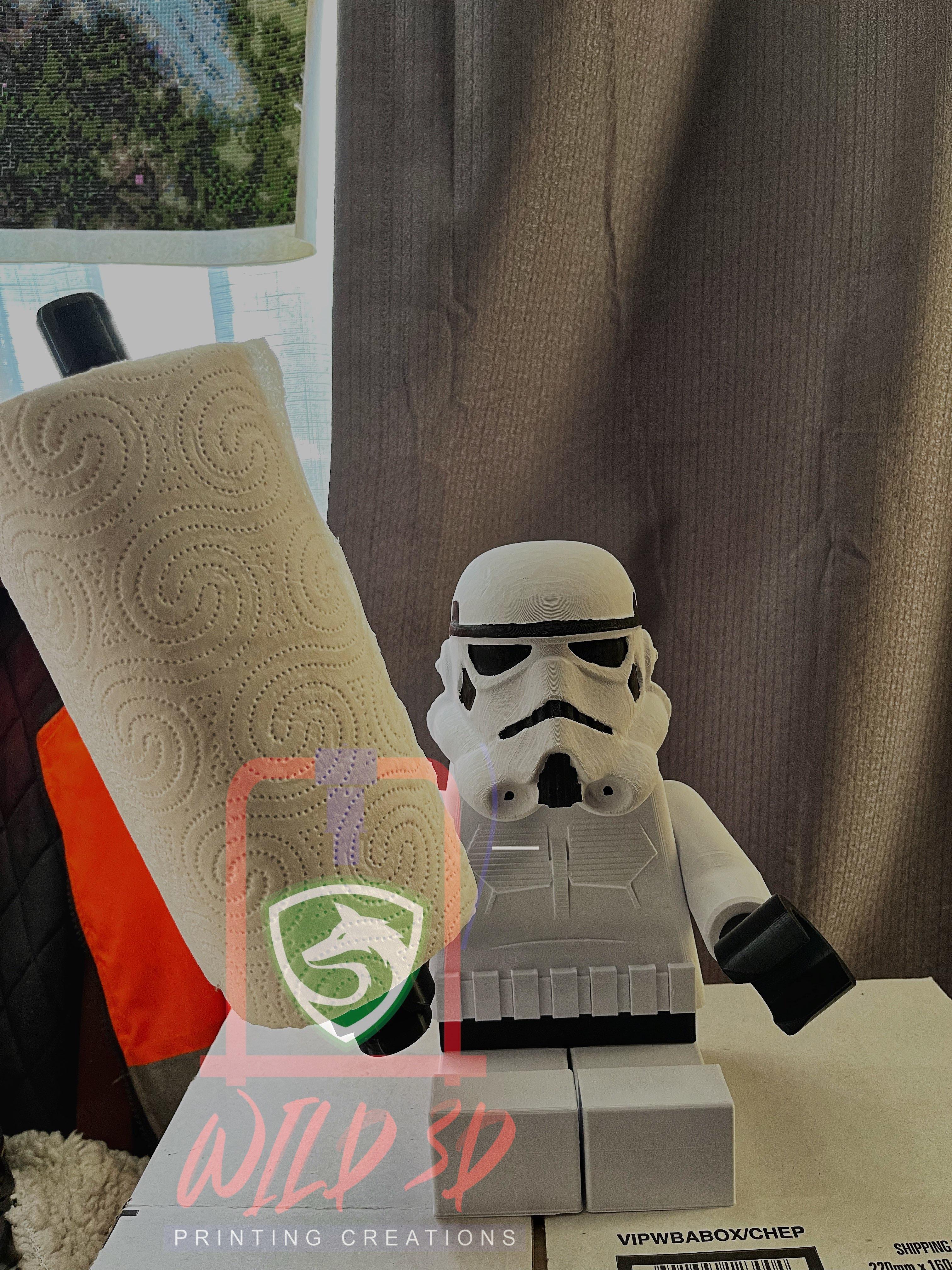 stormtrooper Paper towel / kitchen towel holder  3d model