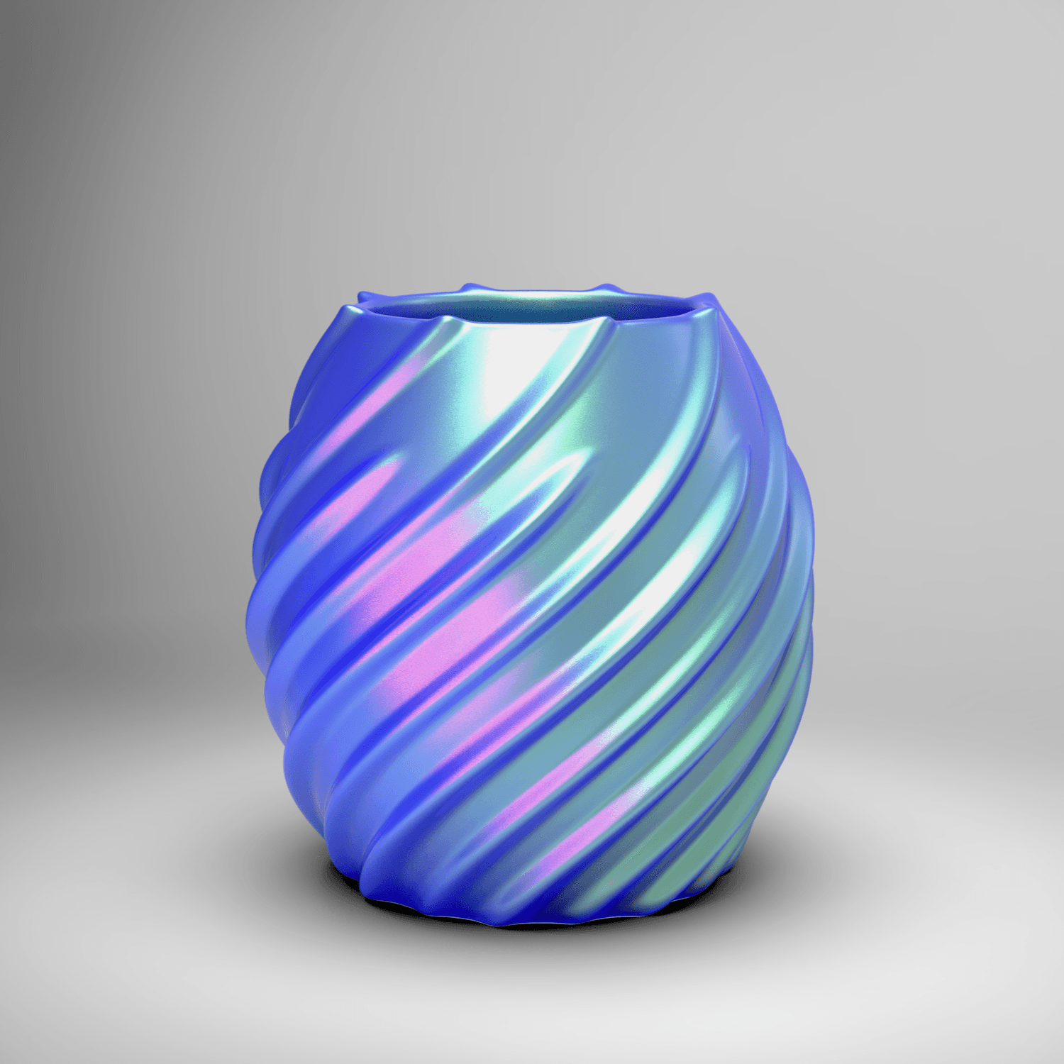 Short Twist Vase/Pot 3d model