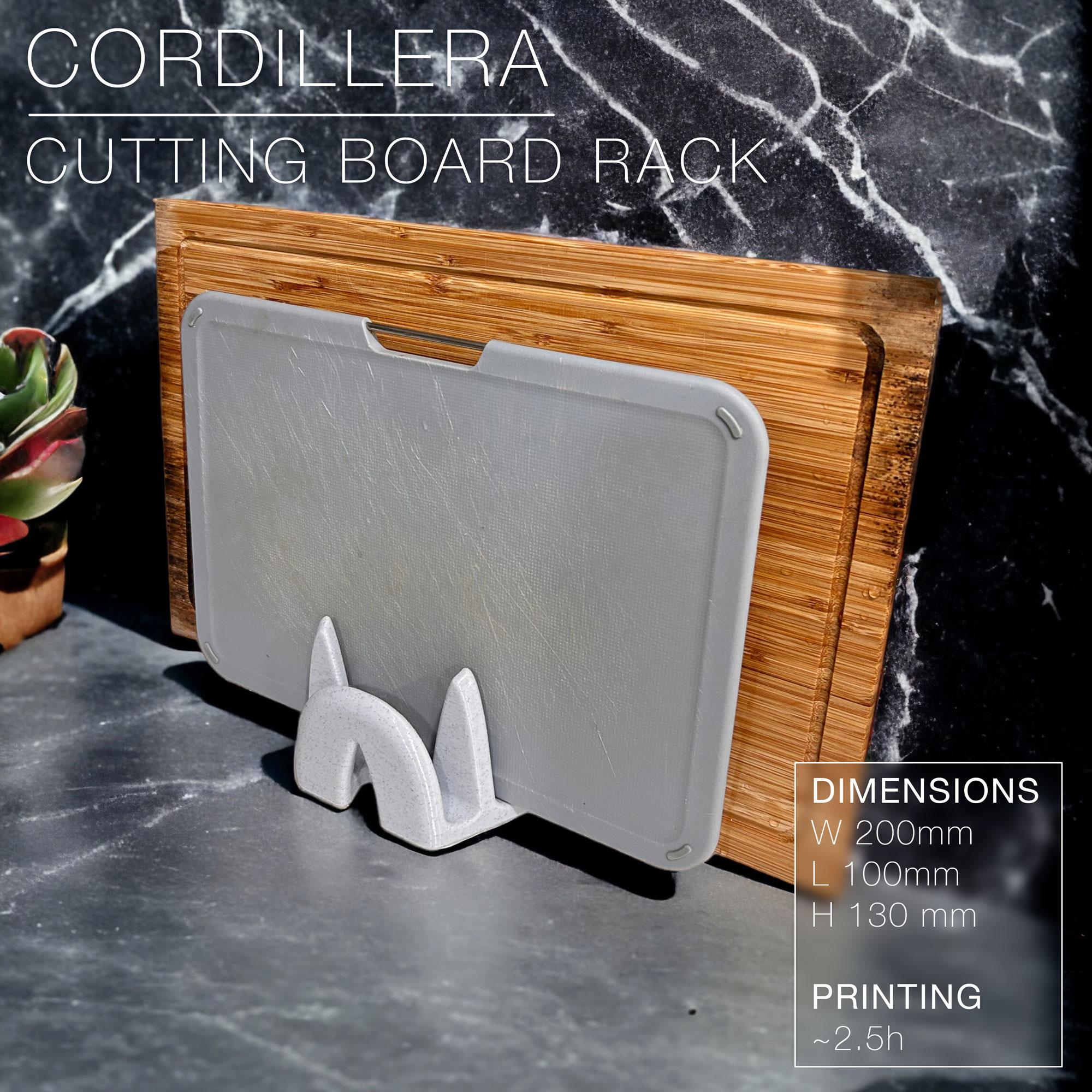 CORDILLERA  |  Cutting-Board Rack 3d model