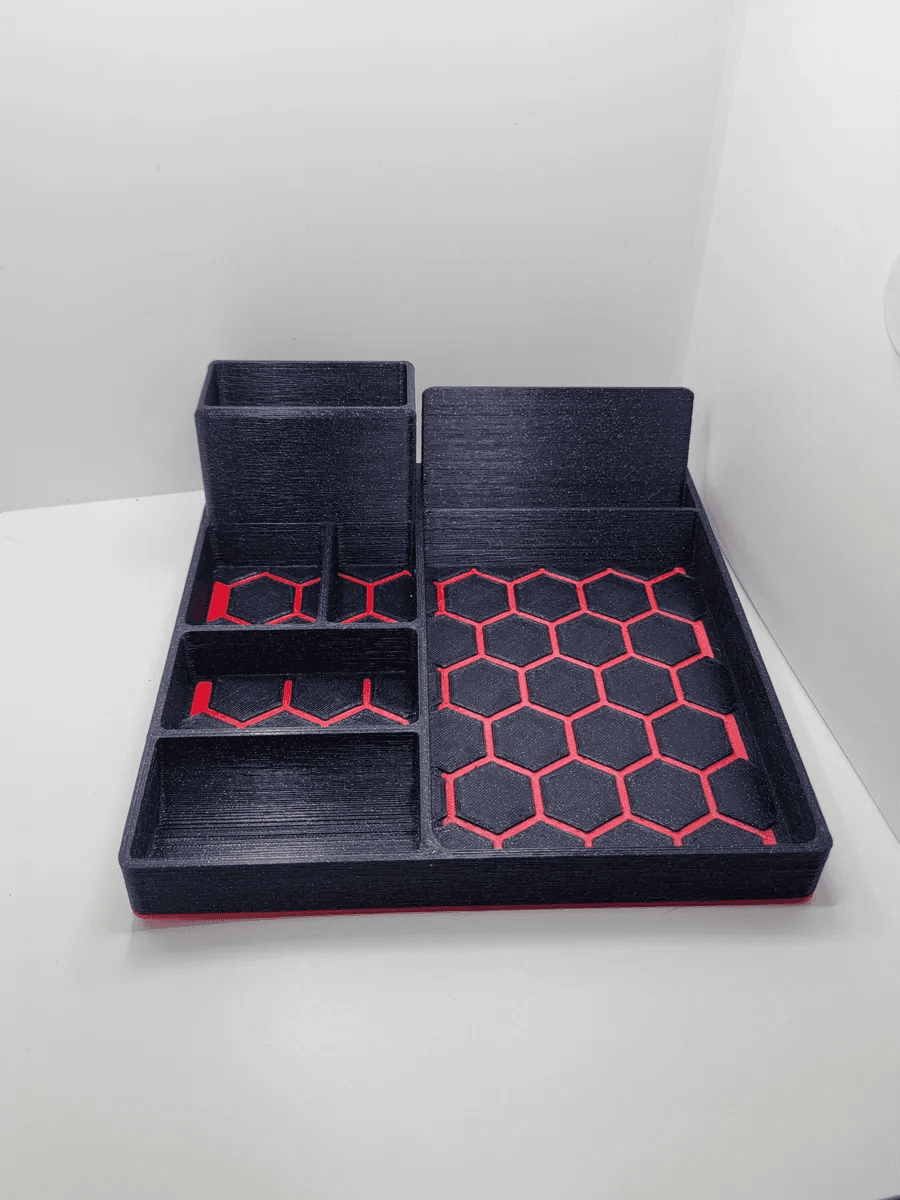 Hex catch-all trays 3d model