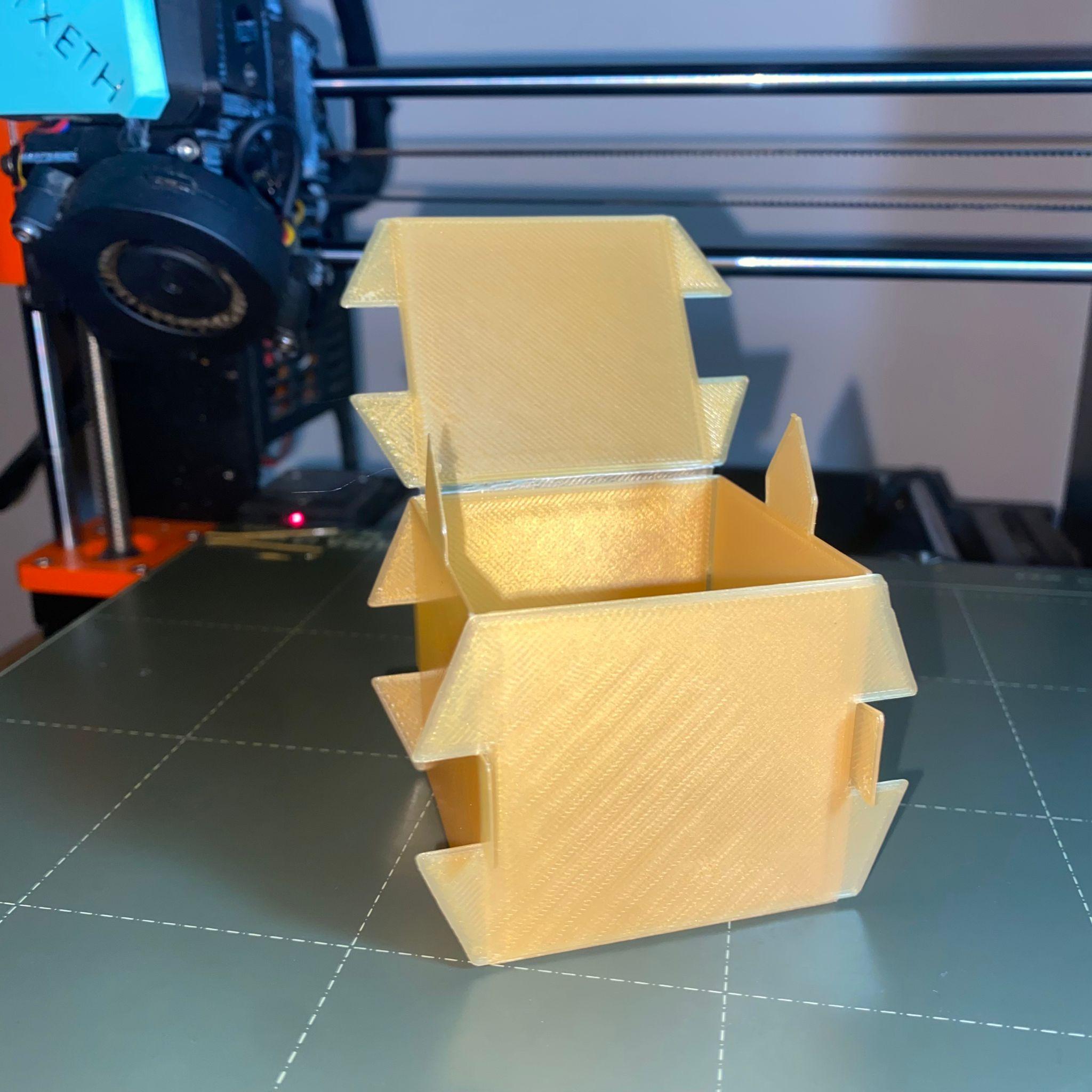 Foldable Cube Box 3d model