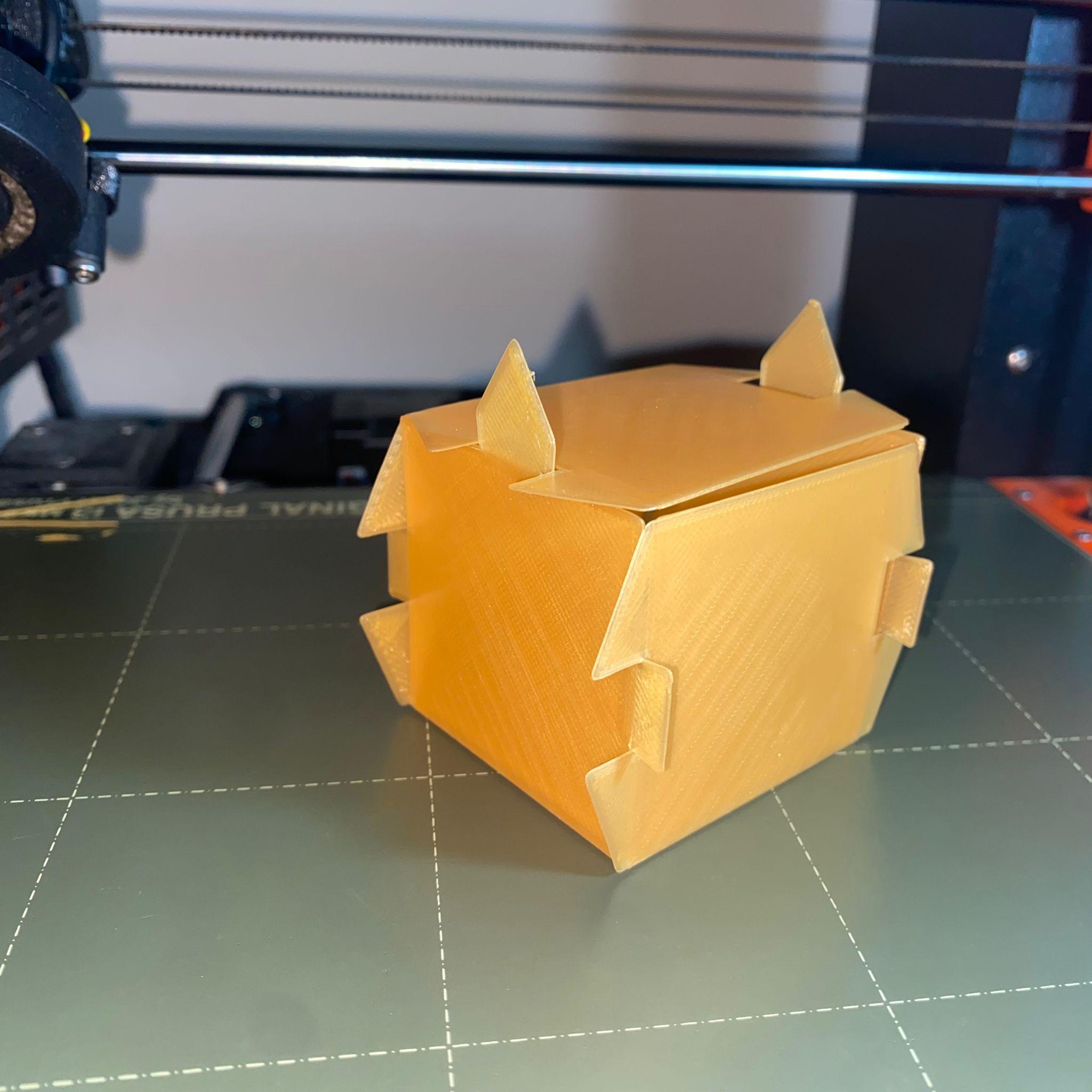 Foldable Cube Box 3d model