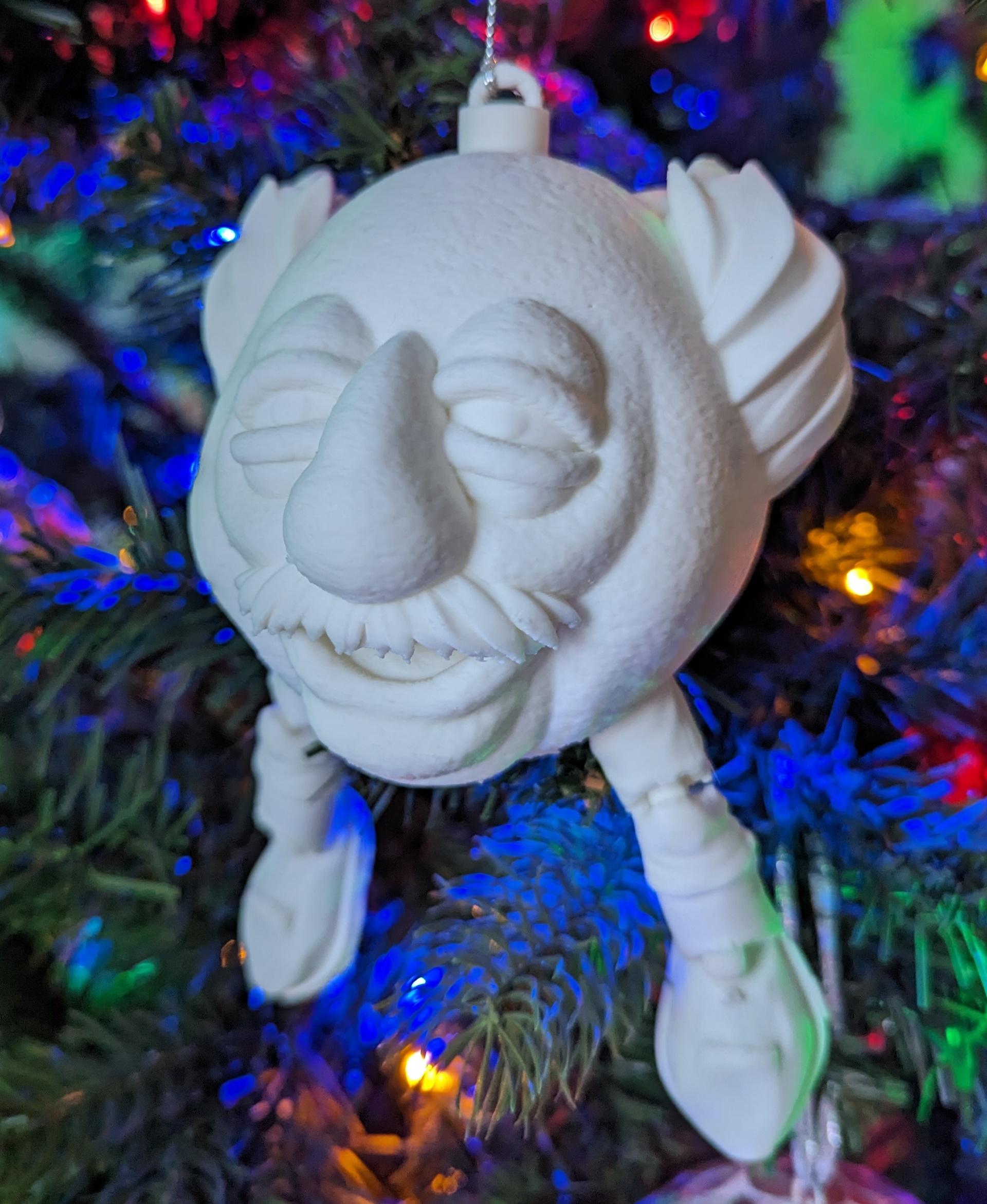 Muppets Robert Marley Dangly-leg Ornament - One of my favourite prints I have done.  Thank you. - 3d model