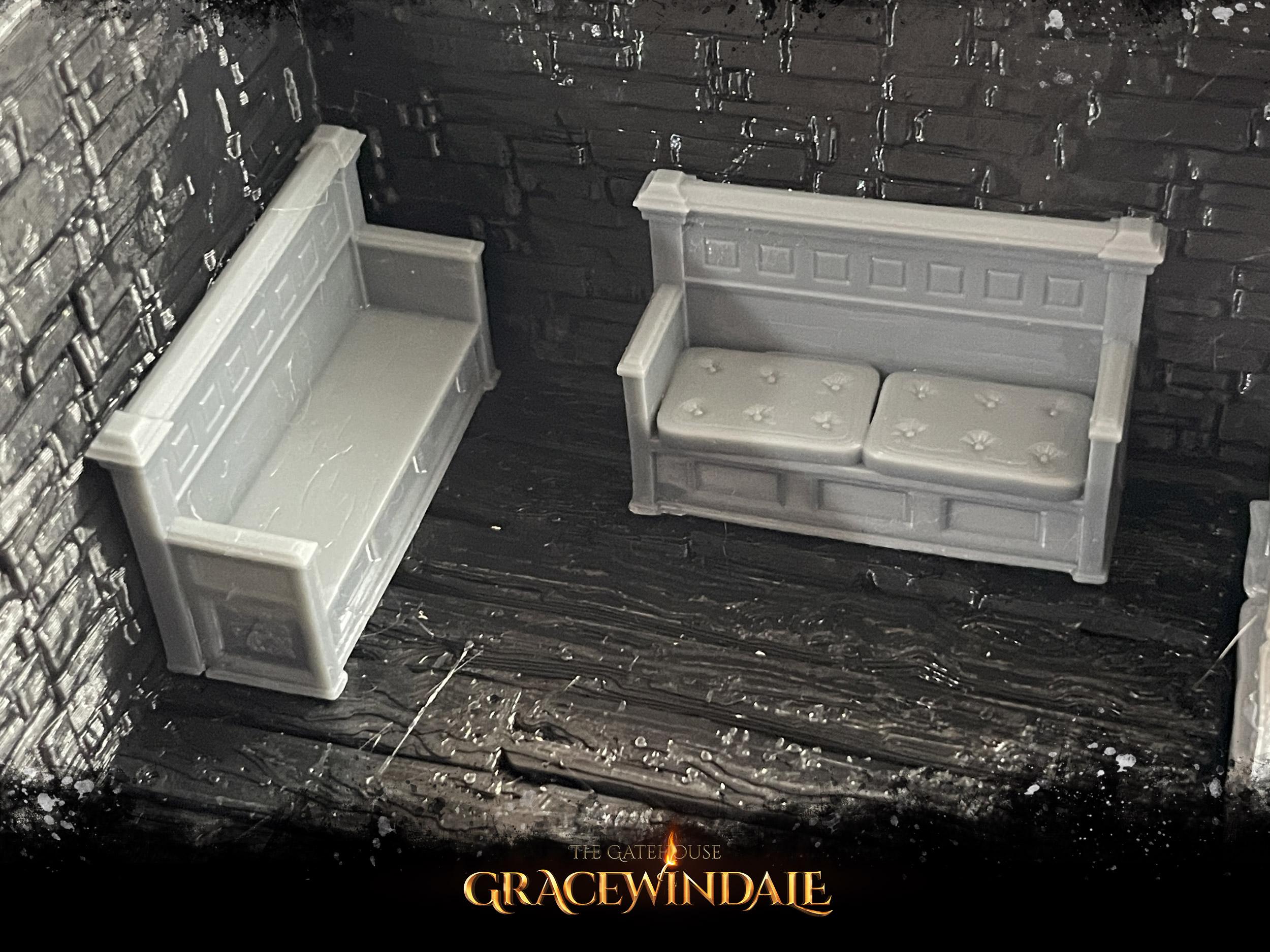 Gatehouse - Couch 3d model