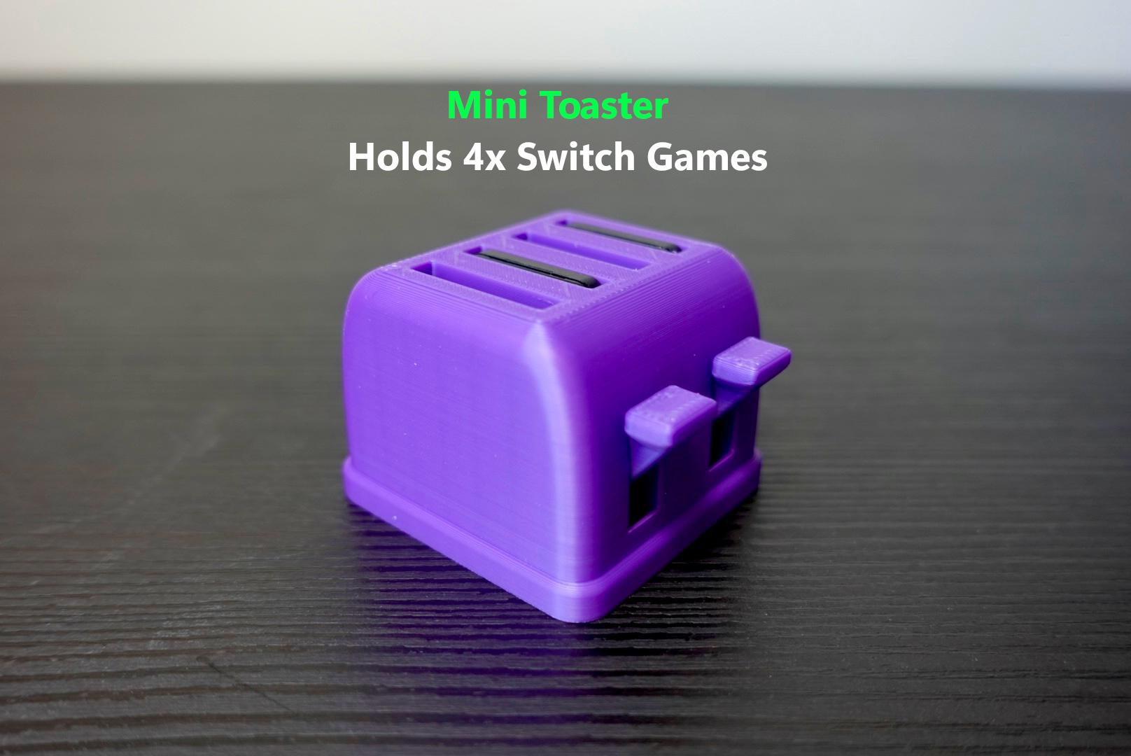 4x Mini Toaster (Switch Games) 3d model