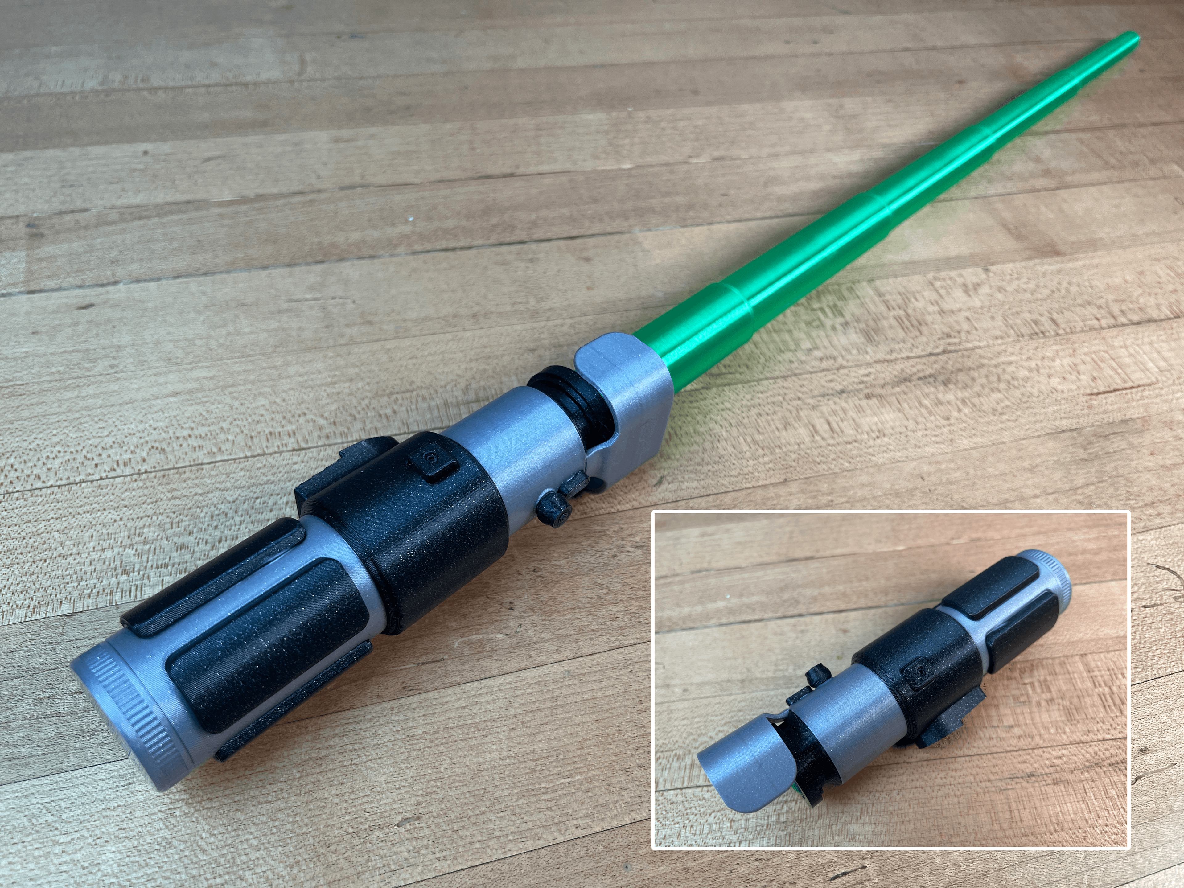 Yoda's Replaceable Blade Lightsaber 3d model