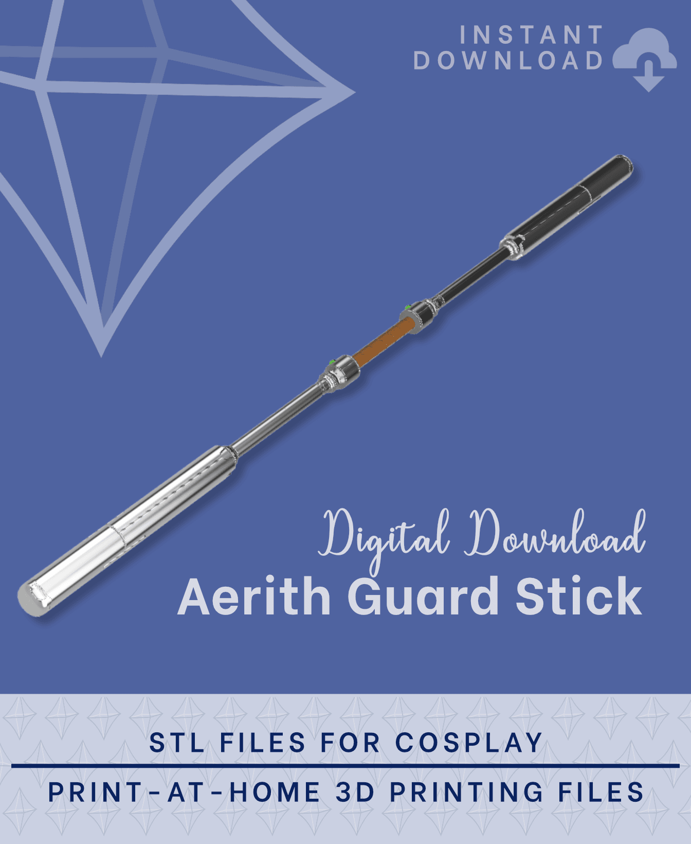 Aerith Guard Stick.stl 3d model