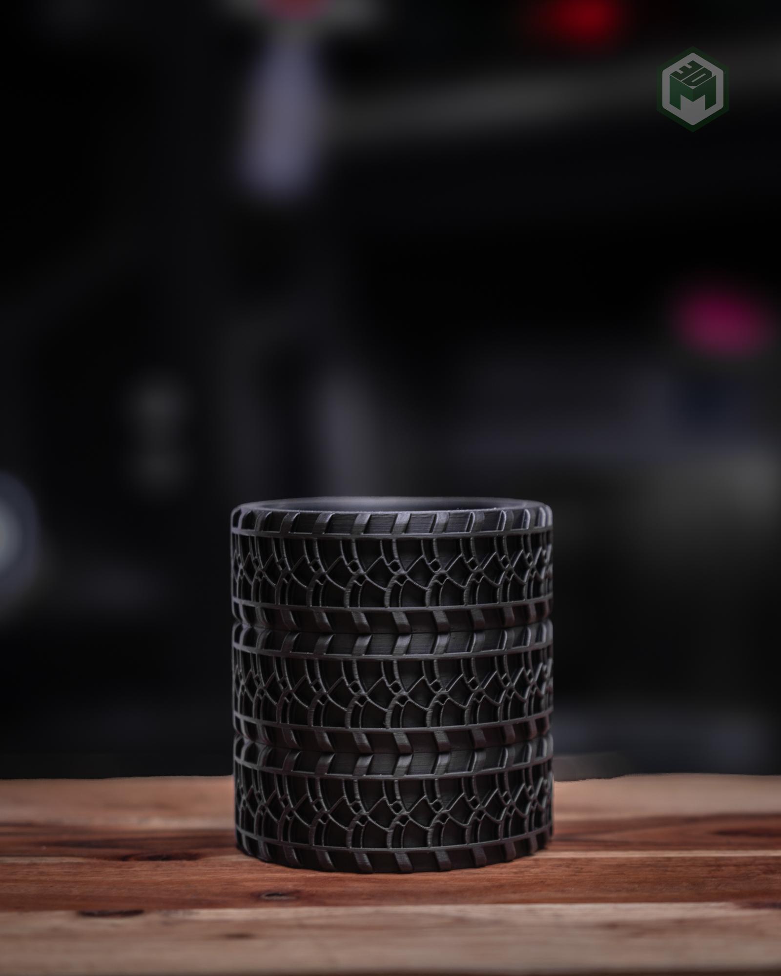Tire Stack Pencil Holder Cup / Planter | Early Access & Commercial License 3d model