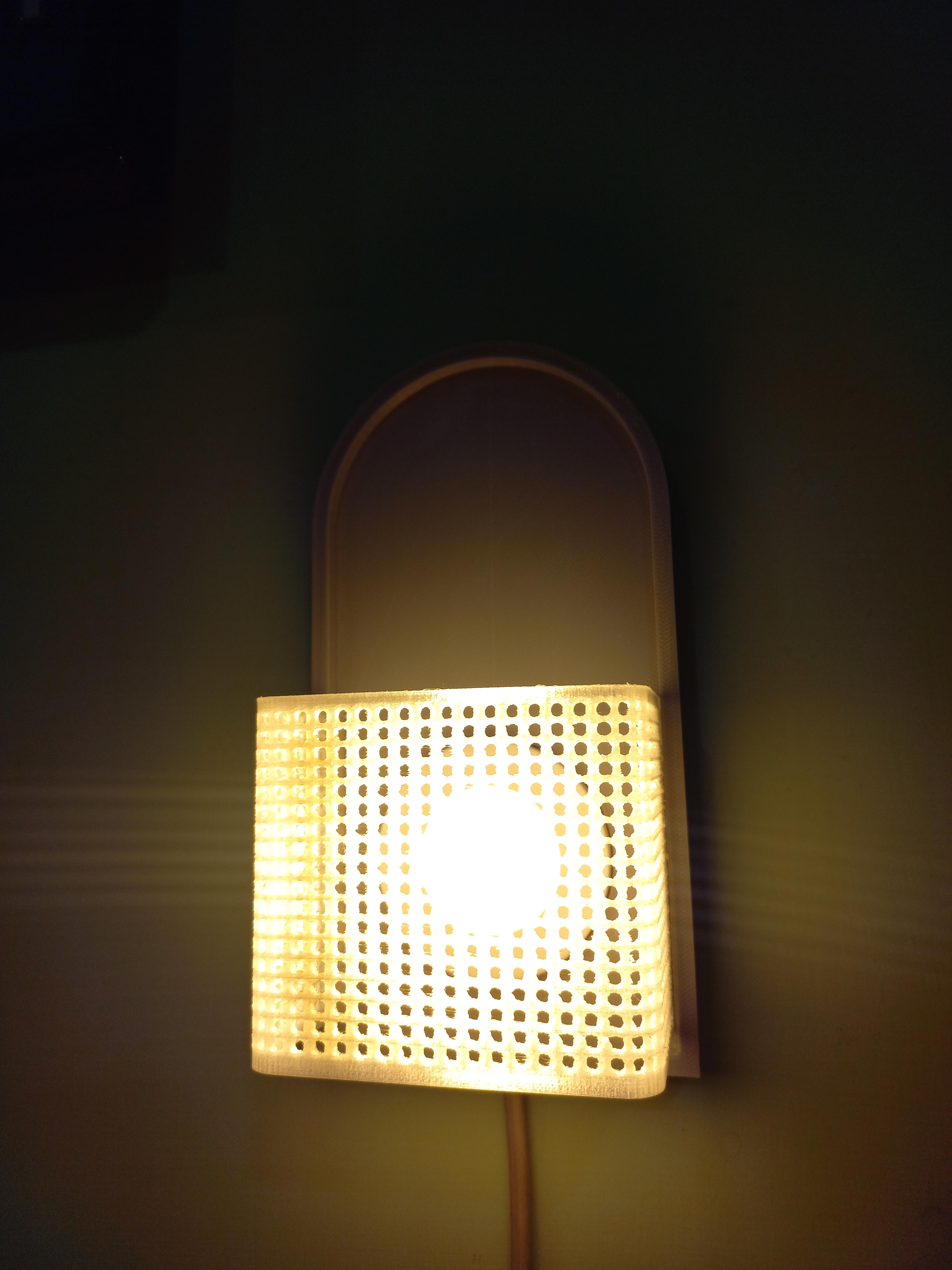 polka dot wall light 3d model