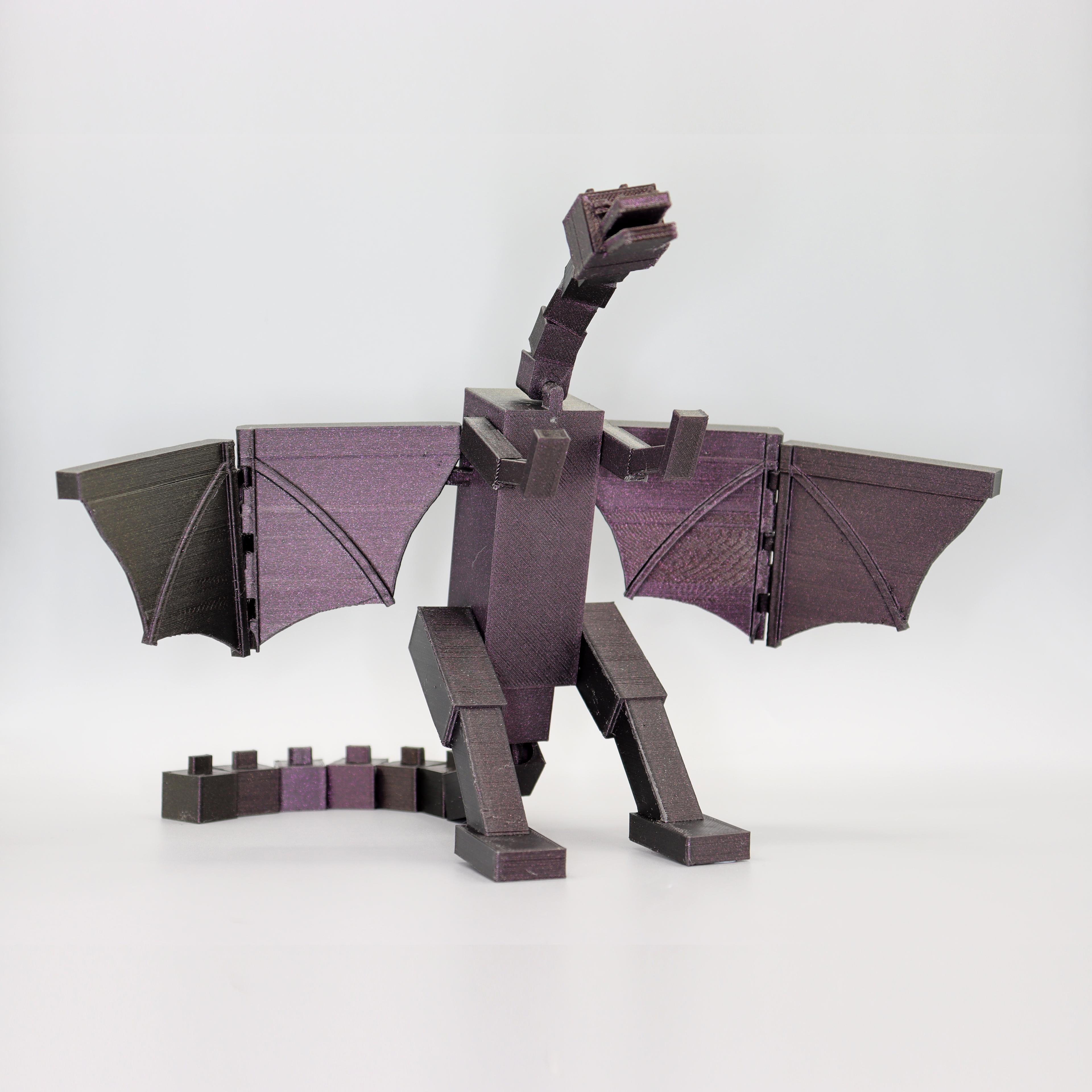 Ender dragon fully articulated 3d model