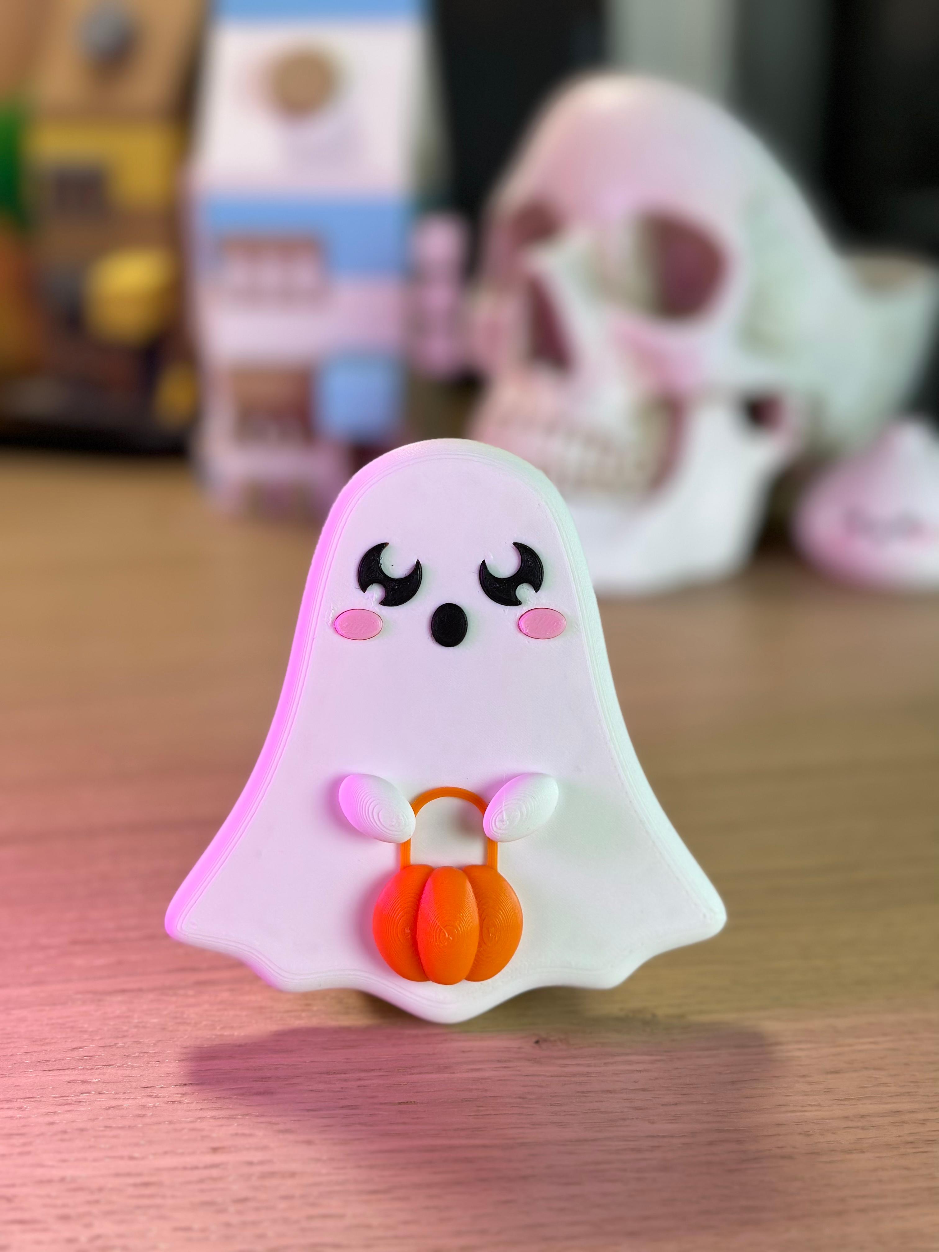 Cute Trick or Treat Ghost - Halloween Decor 3d model
