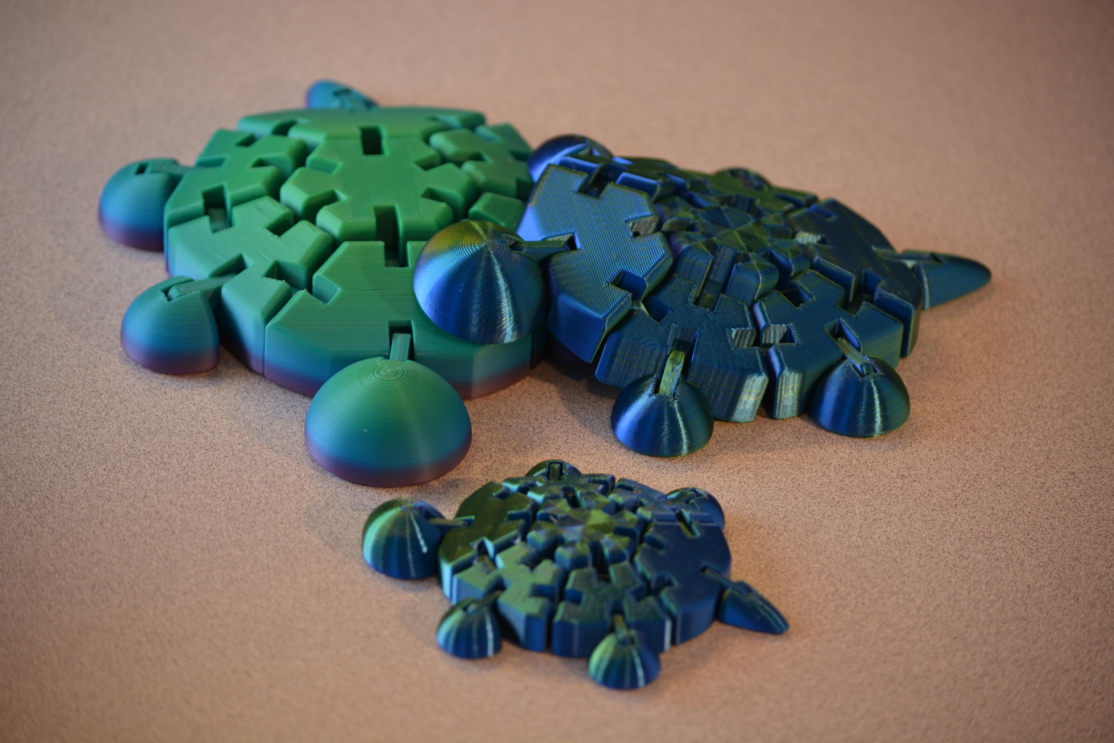 Articulated Flexi Turtle 3d model