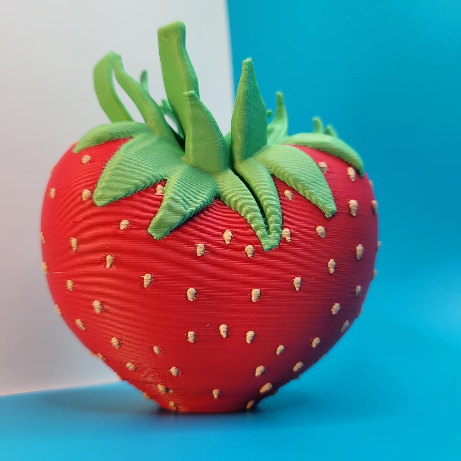 Cute Lil' Strawberry Guy 3d model