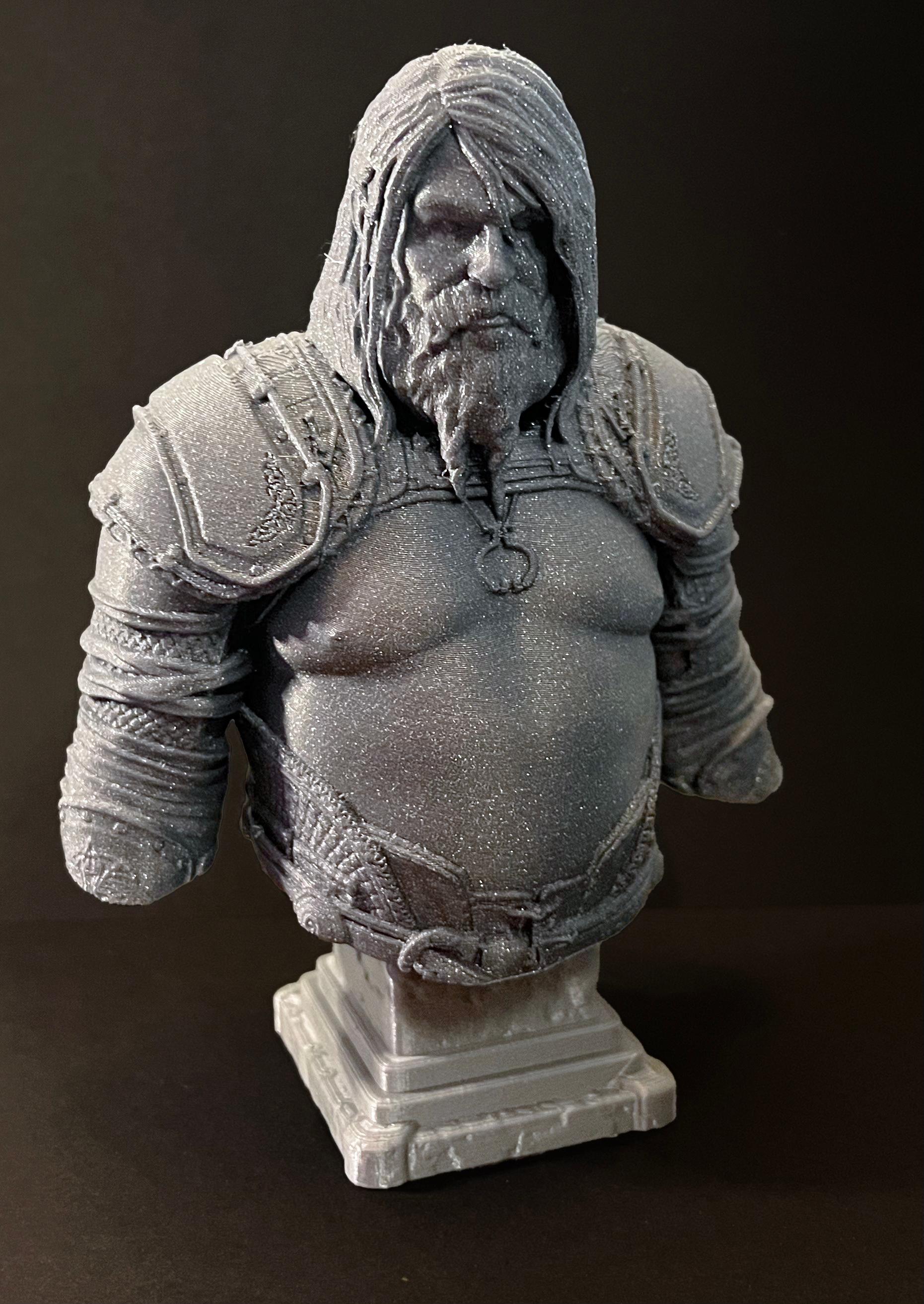 Thor Bust GoW (Pre Supported) 3d model