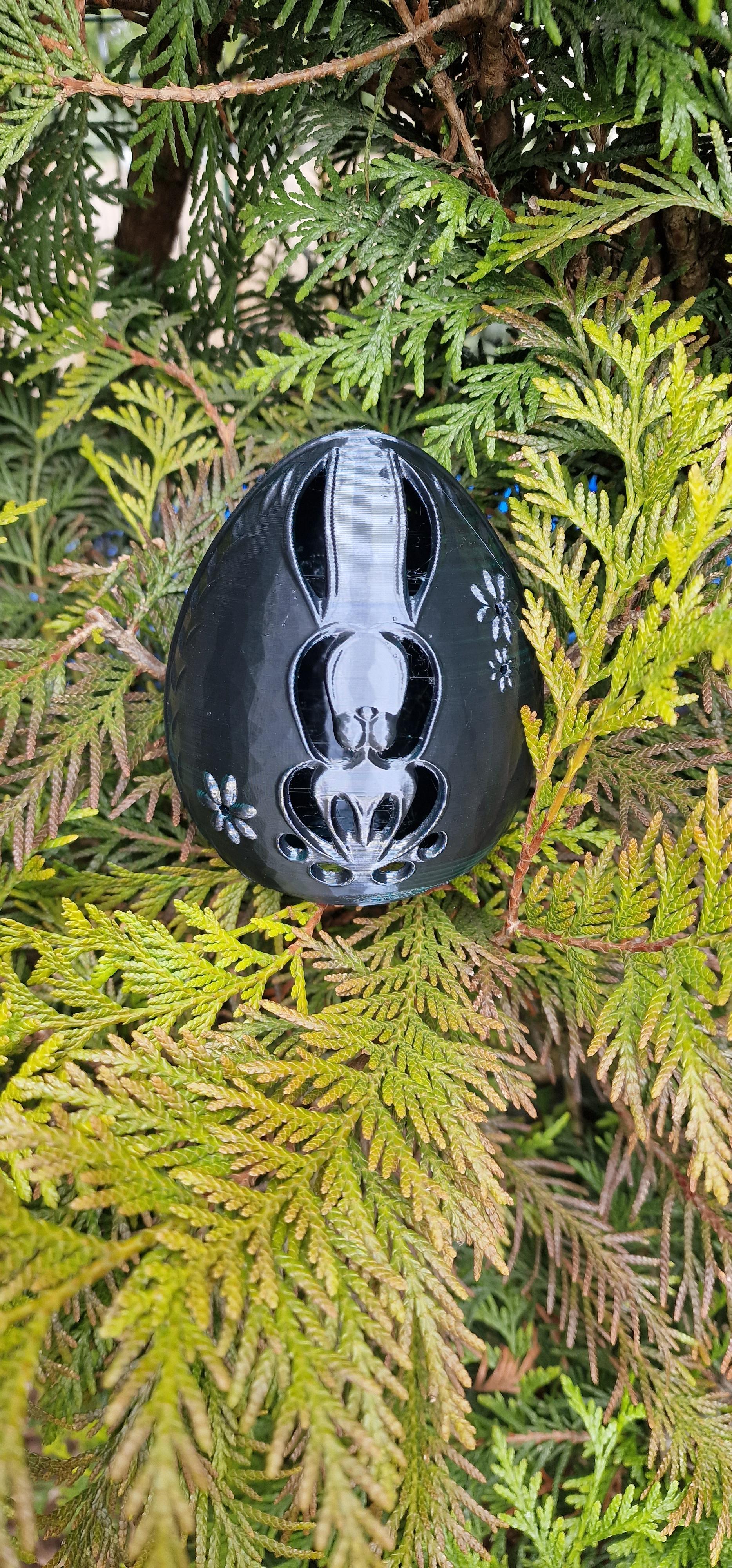 Egg Tealight Cover -Spring Bunny 3d model