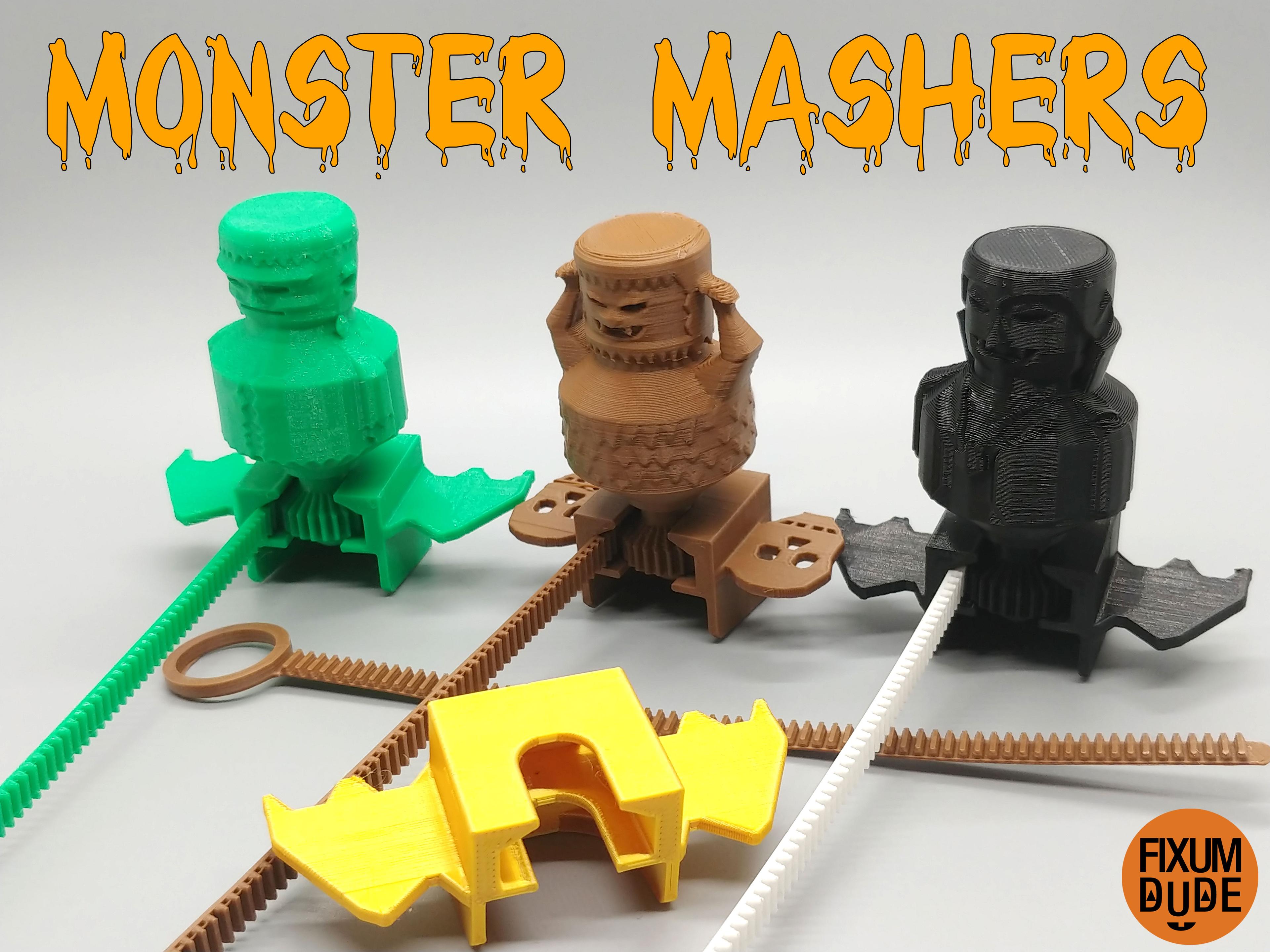 Monster Mashers Spinning Battle Tops 3d model