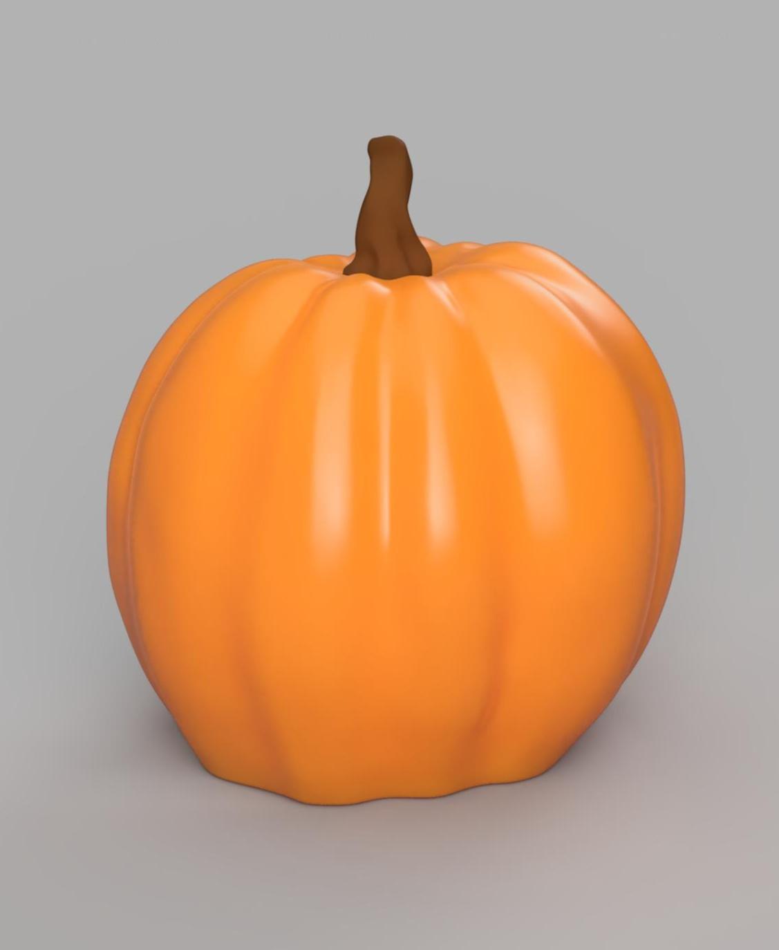 Pumpkin C (2 sizes) 3d model