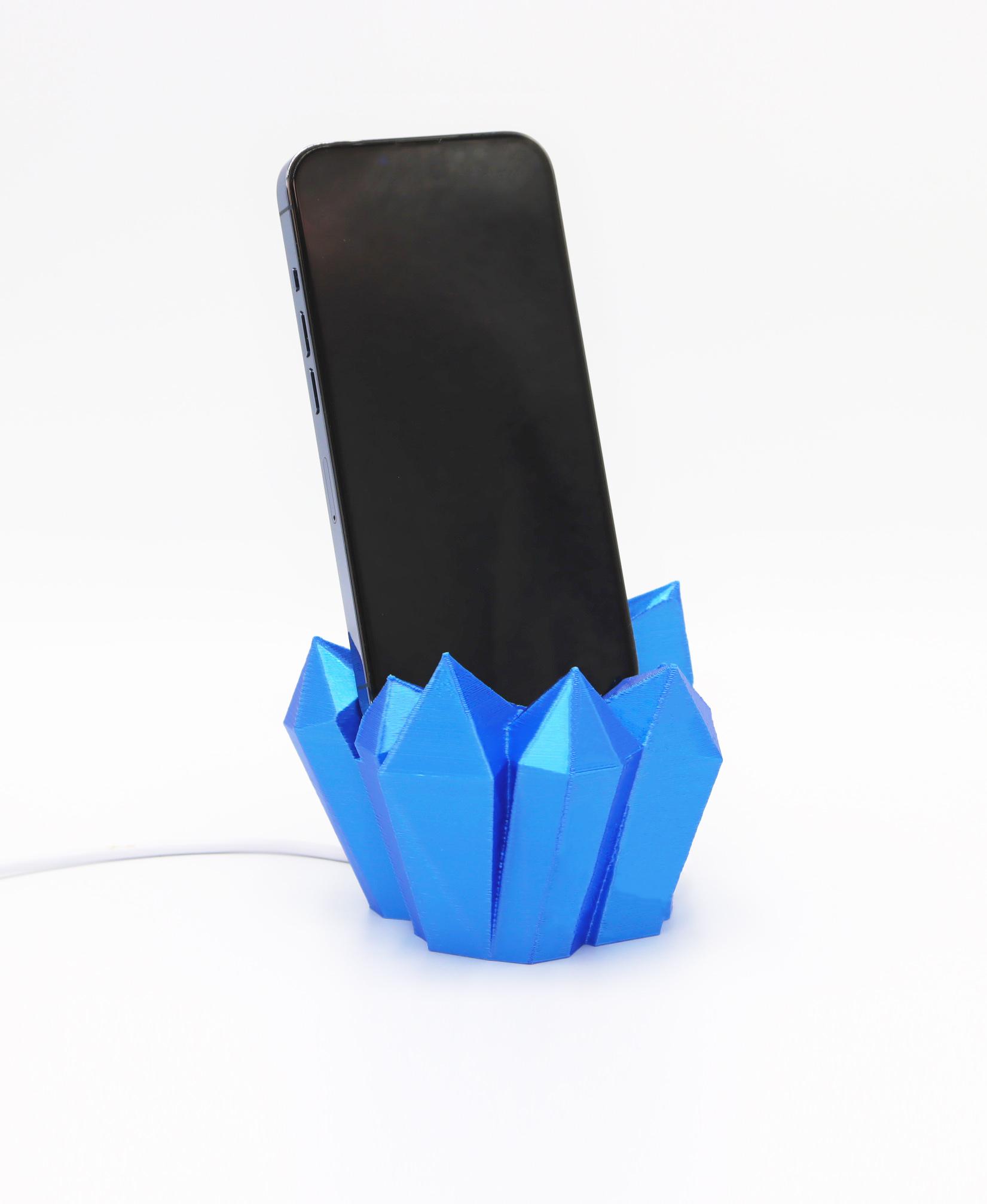 Crystal phone dock 3d model