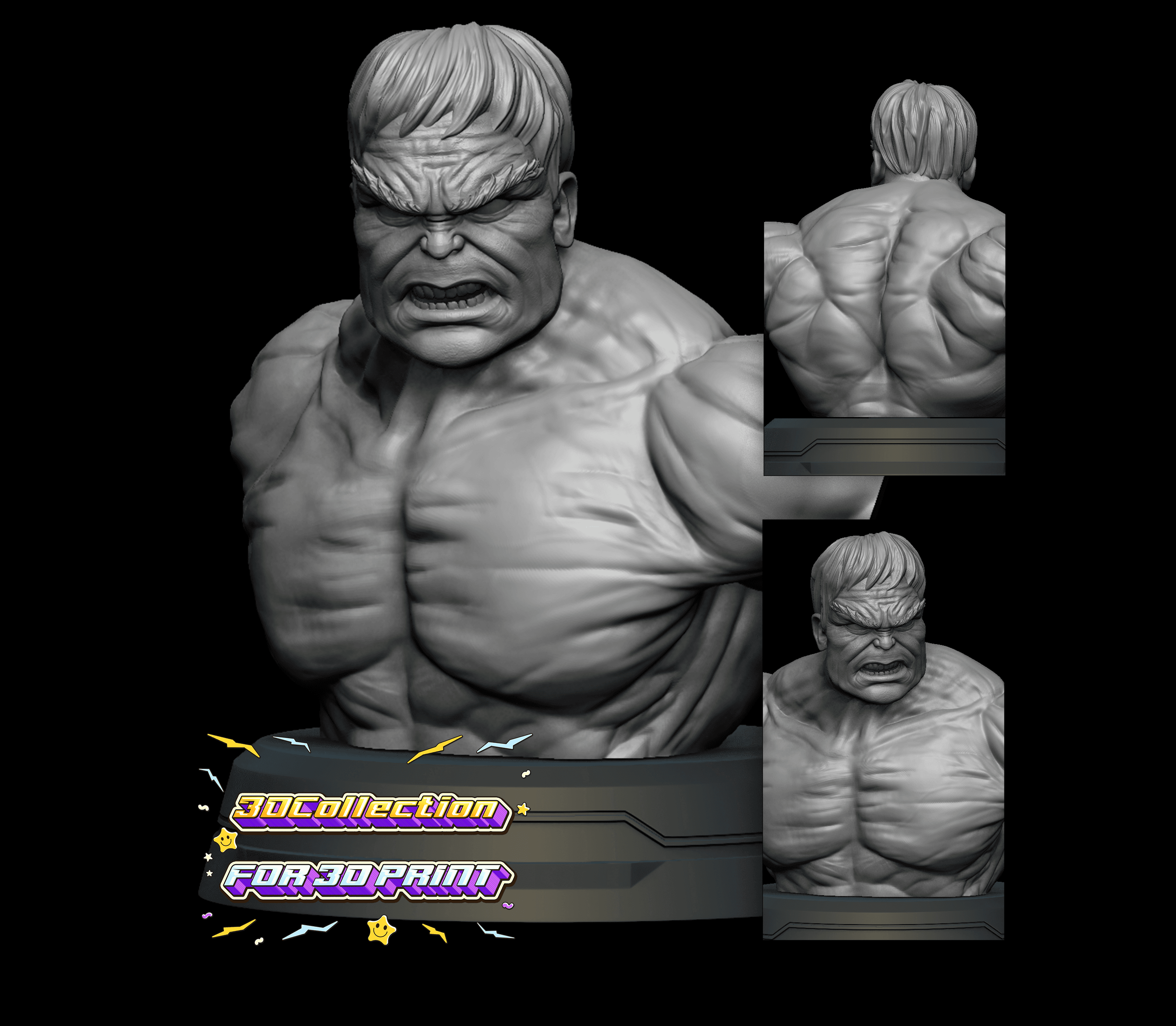 Hulk Figure 3d model