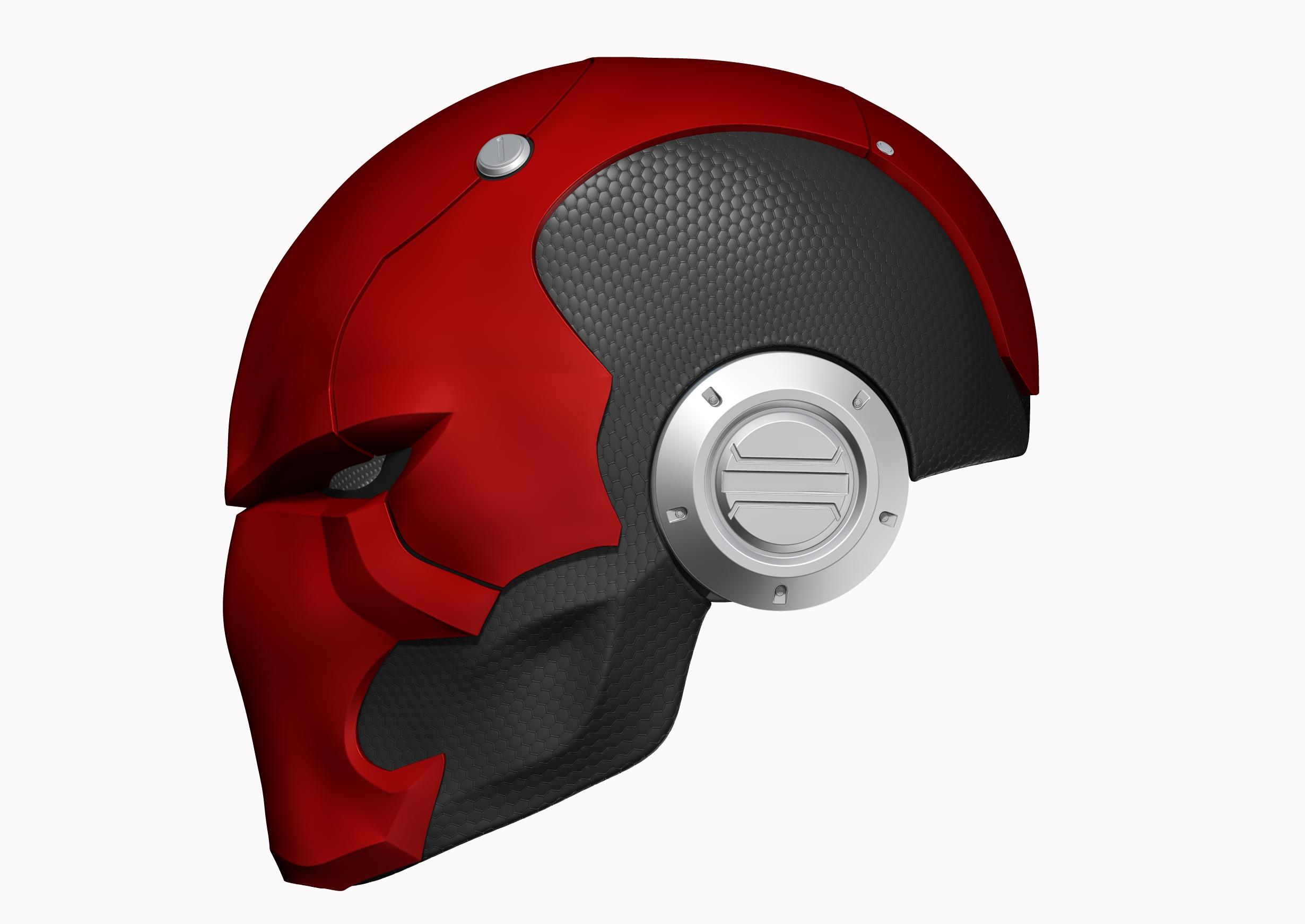 Red Ronin Red Hood Mask 3d model