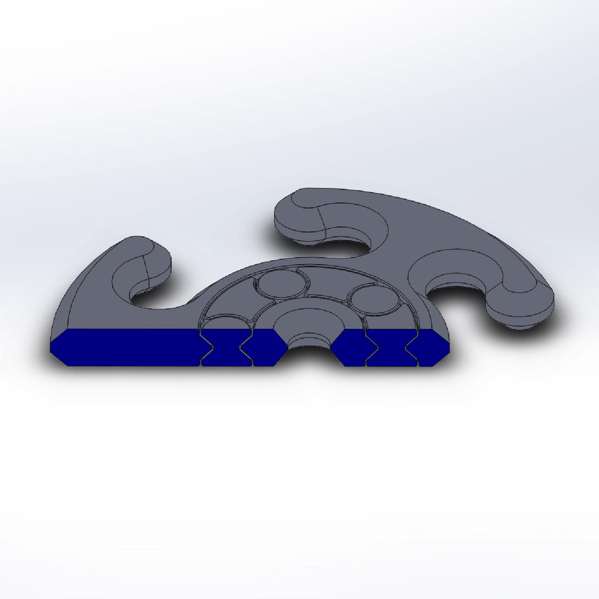 SPINNER | Print-in-place fidget hand spinner 3d model