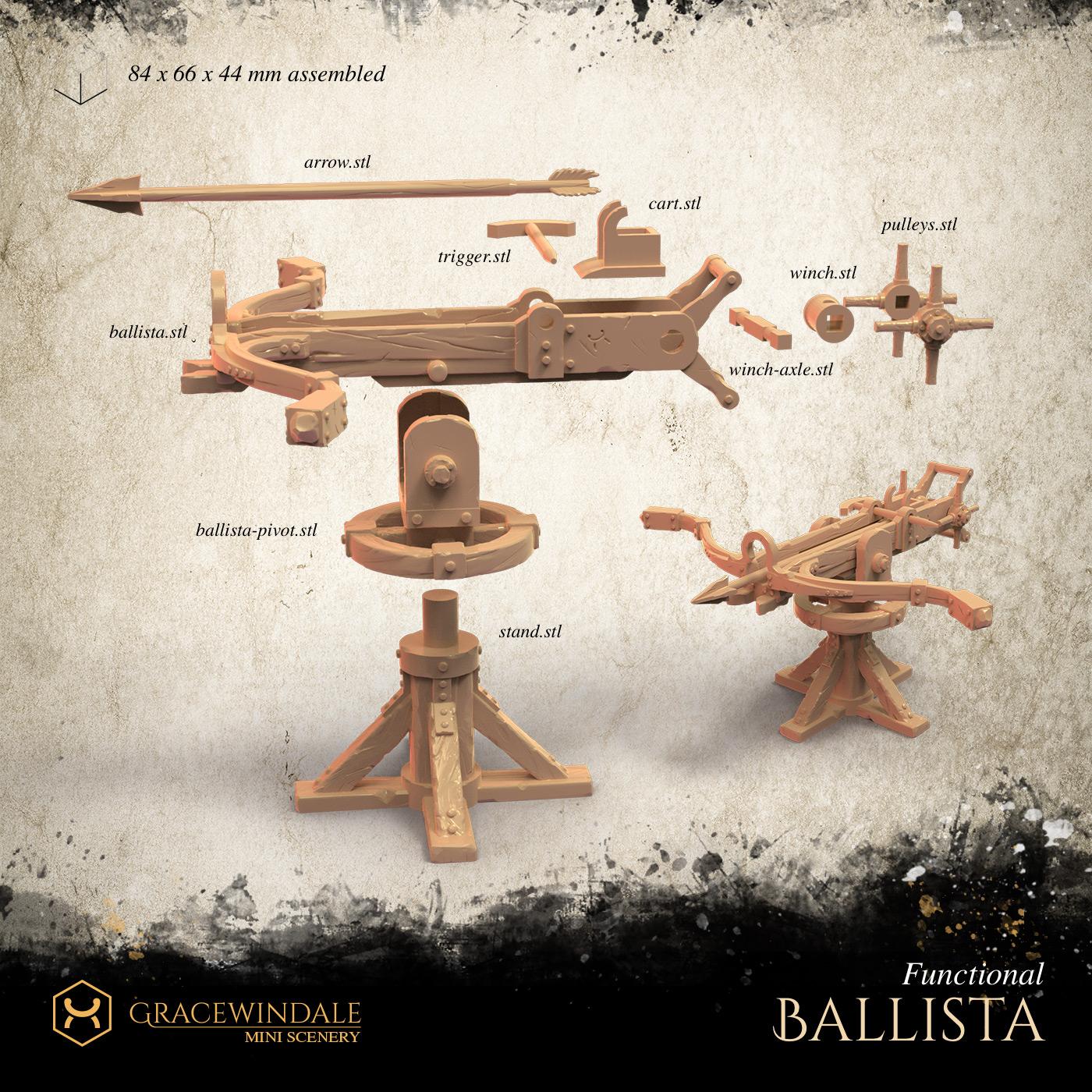 Gatehouse - Ballista Functional 3d model
