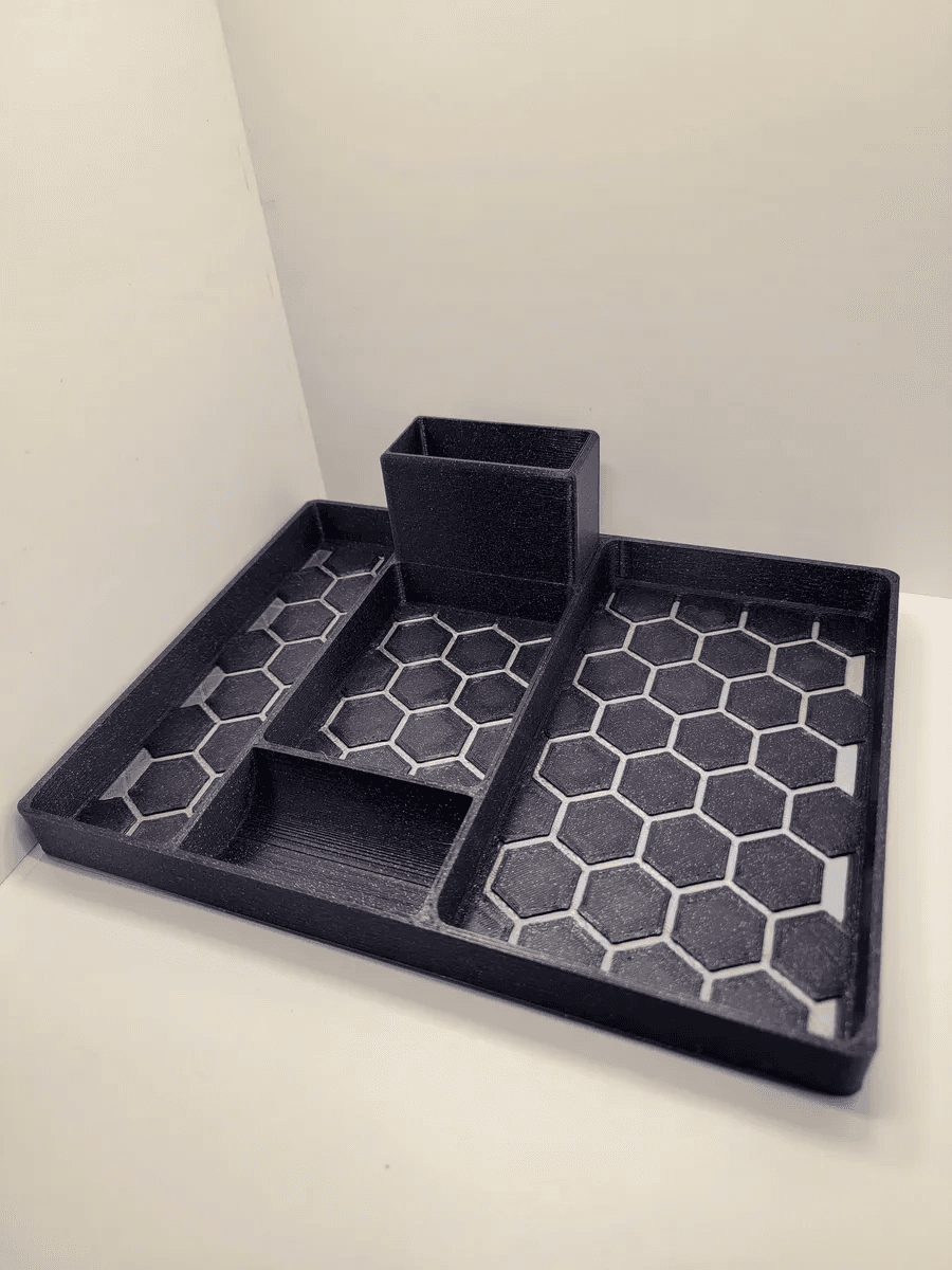 Hex catch-all trays 3d model