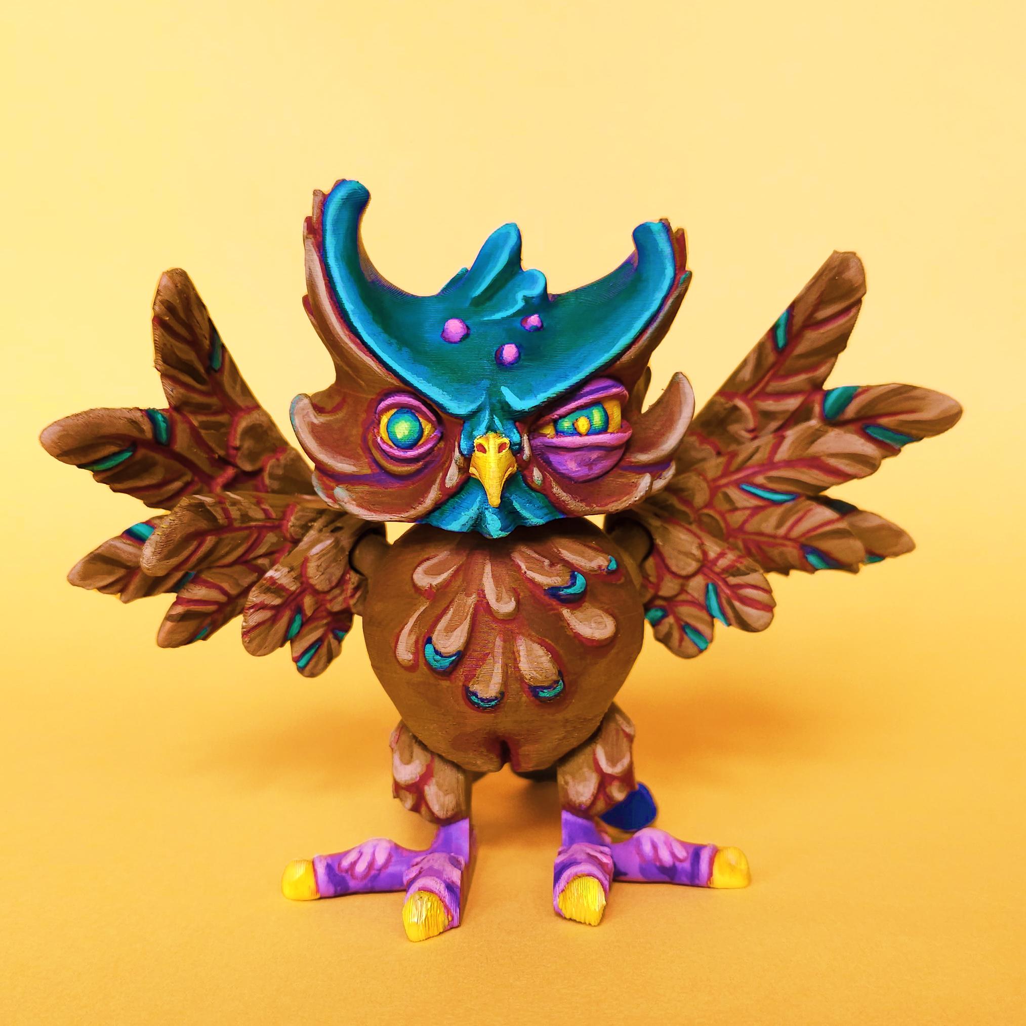 Creepy Owl 3d model