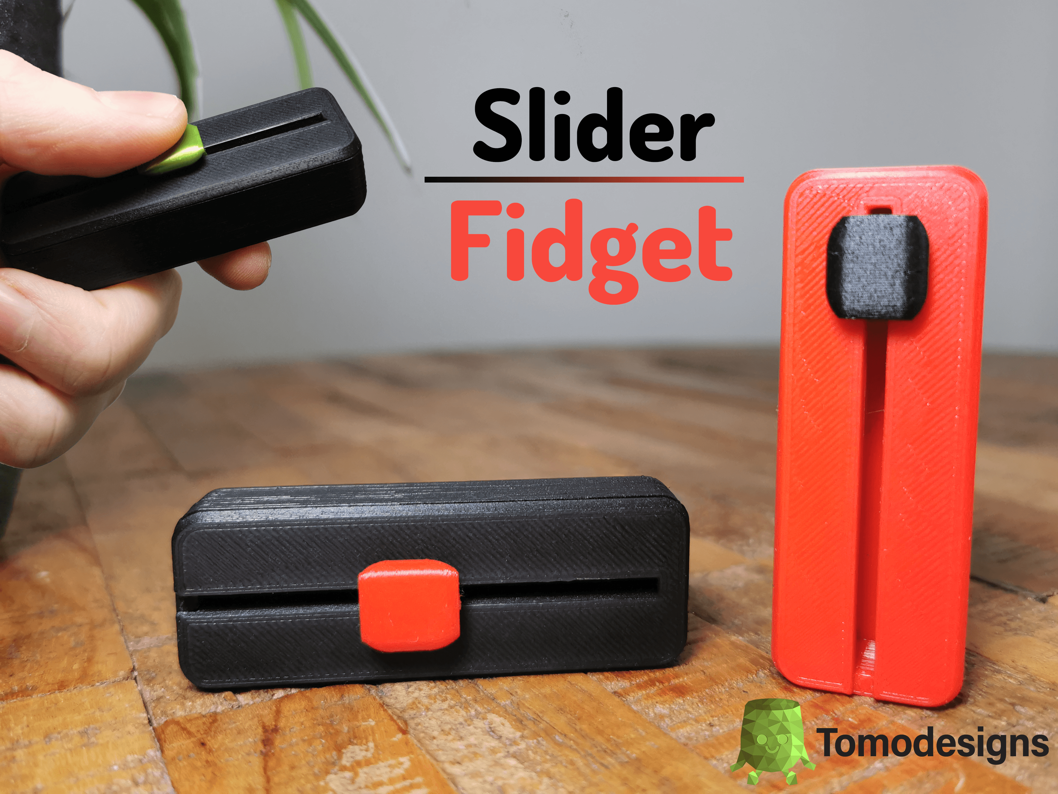 Slider Fidget 3d model