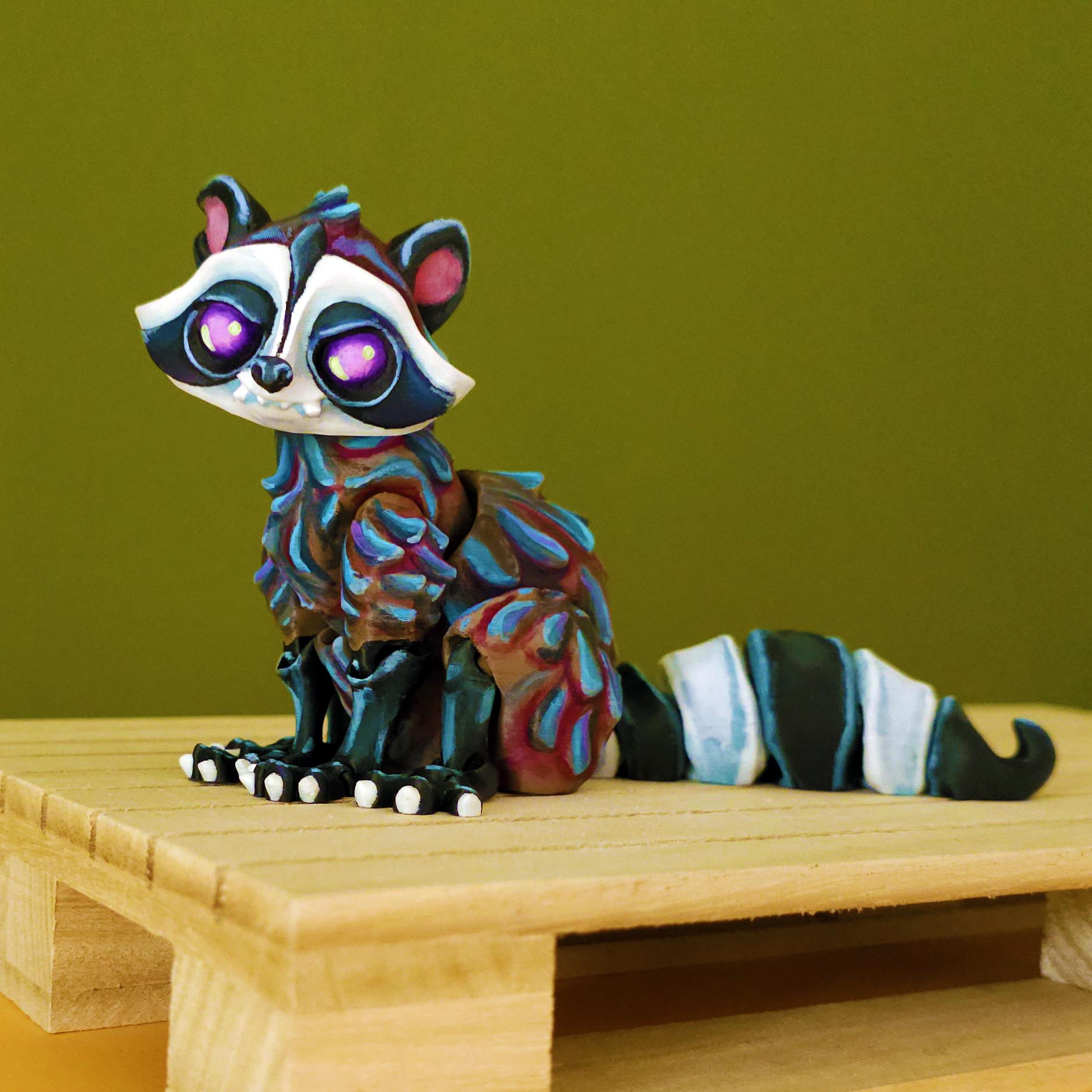 Twisty Raccoon 3d model