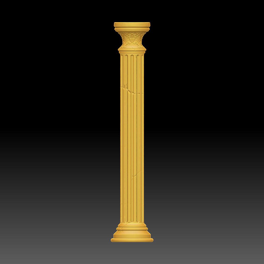 Greek Column Pillar 3d model