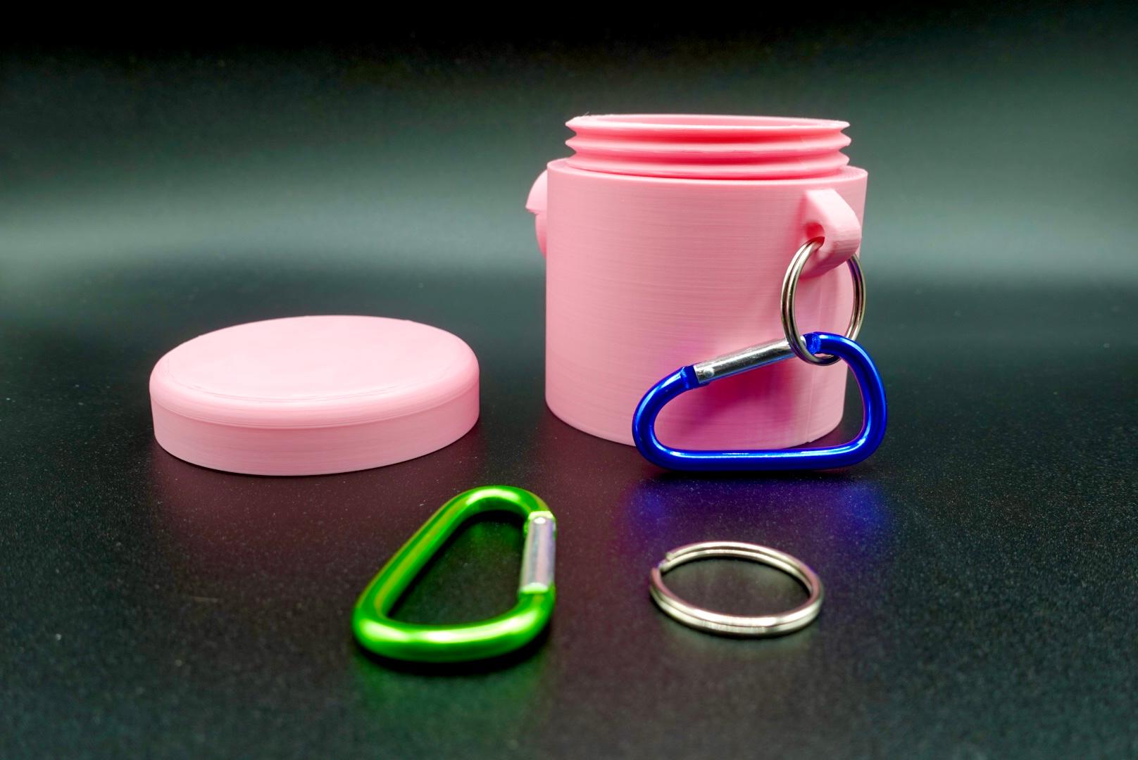 Stash Container Keychain (Chill Buddy) 3d model