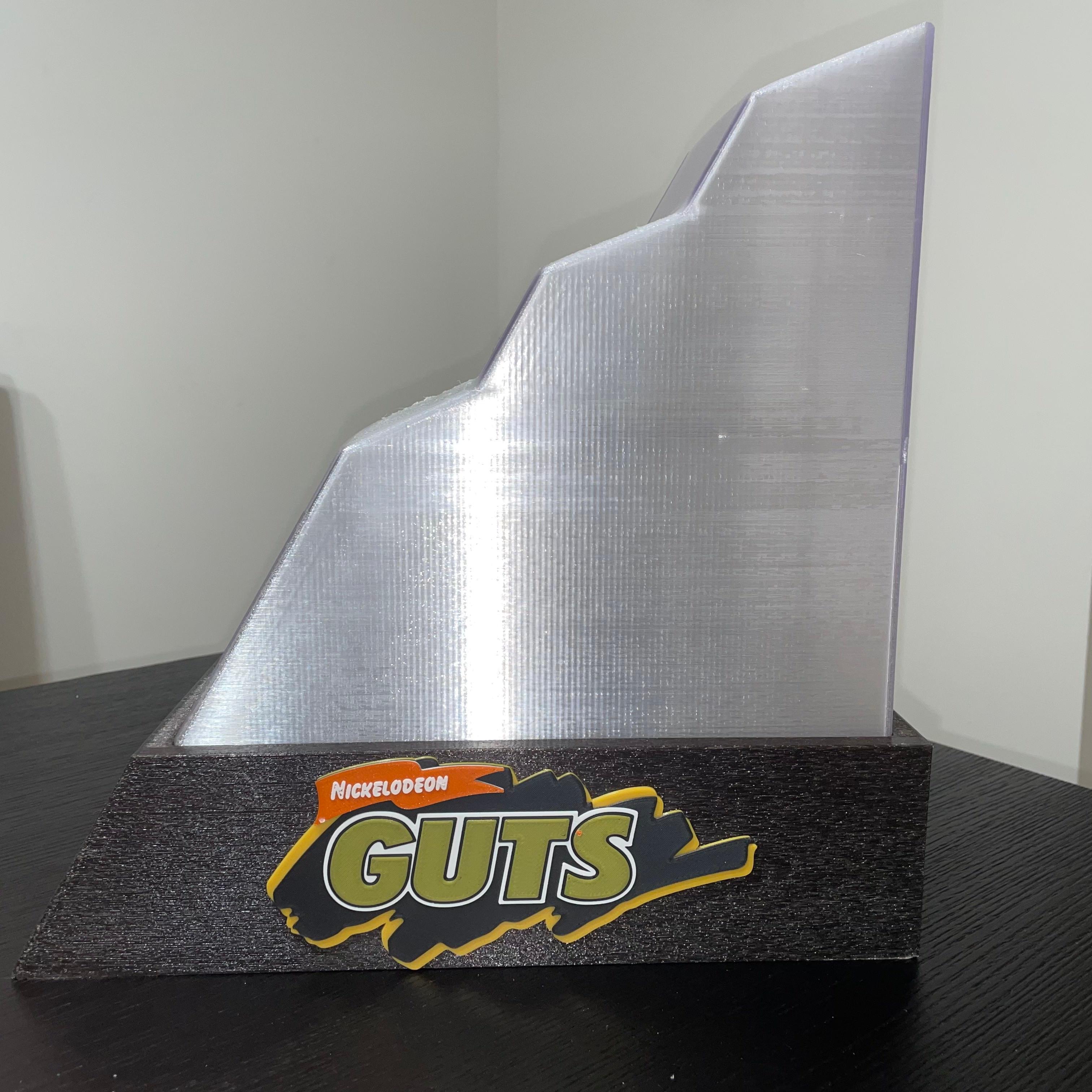 Nickelodeon GUTS Aggro Crag Trophy 3d model