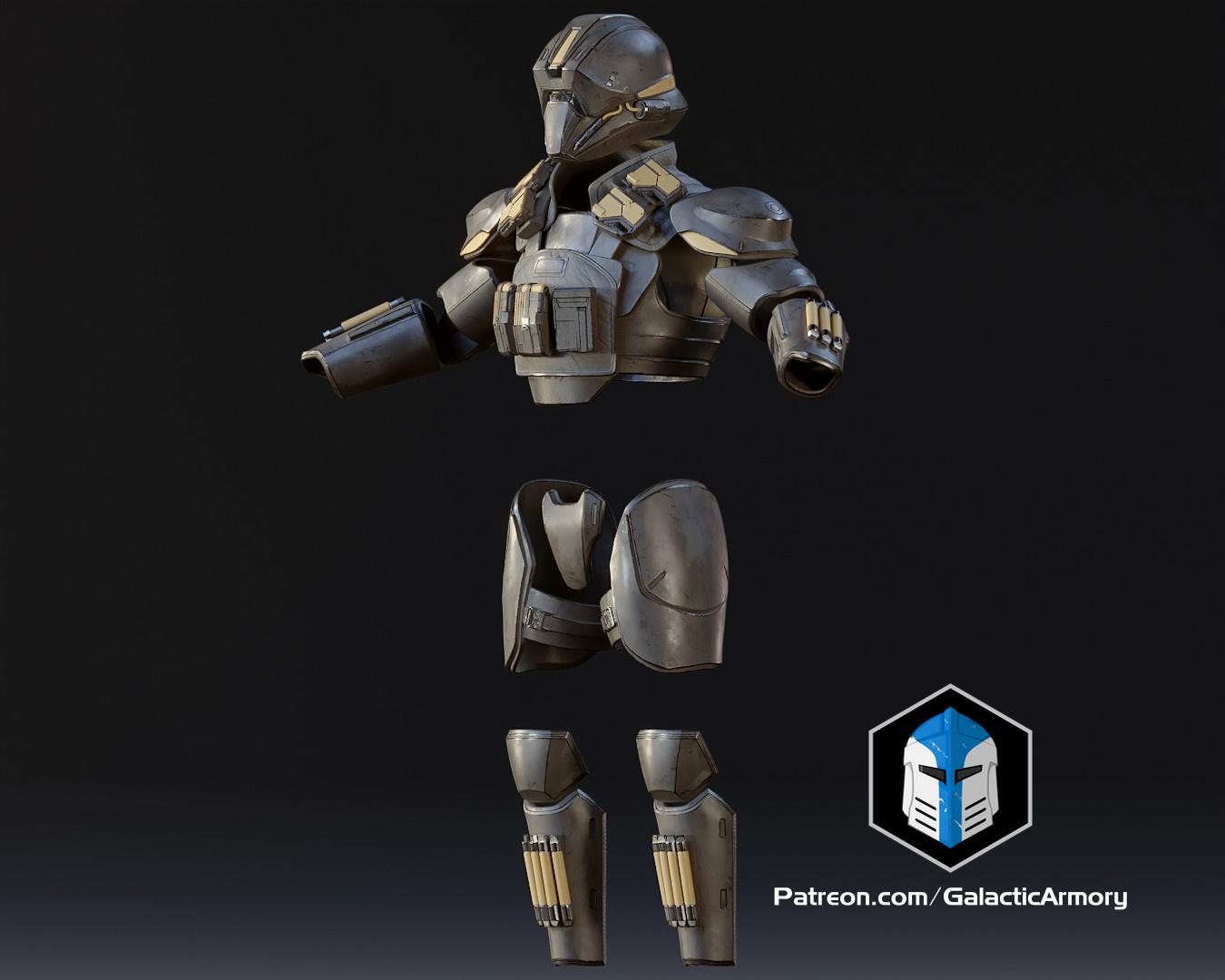 Helldivers 2 - Juggernaut Armor - 3D Print Files 3d model