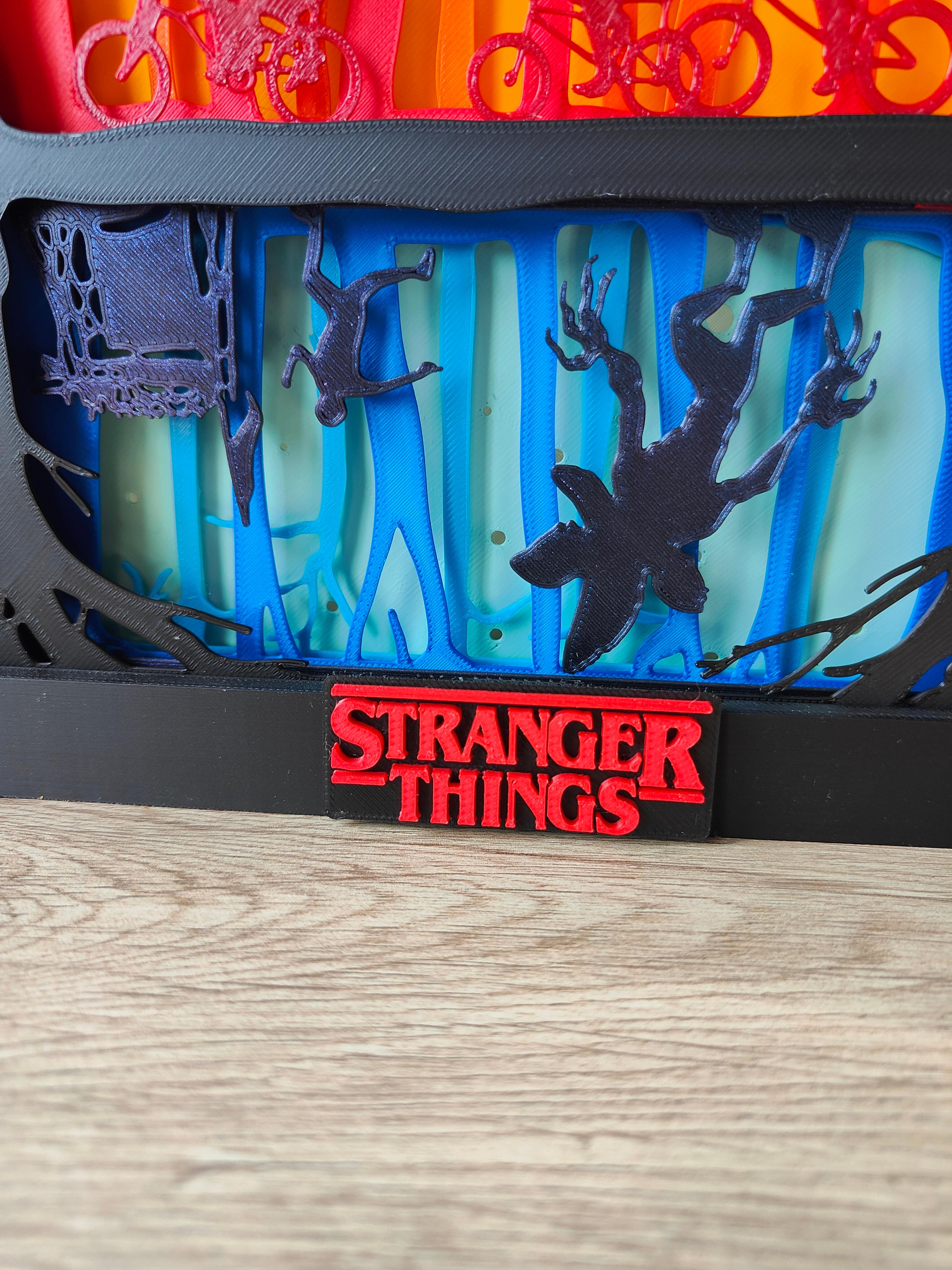 Stranger Things The Upside Down Shadow Box 3d model