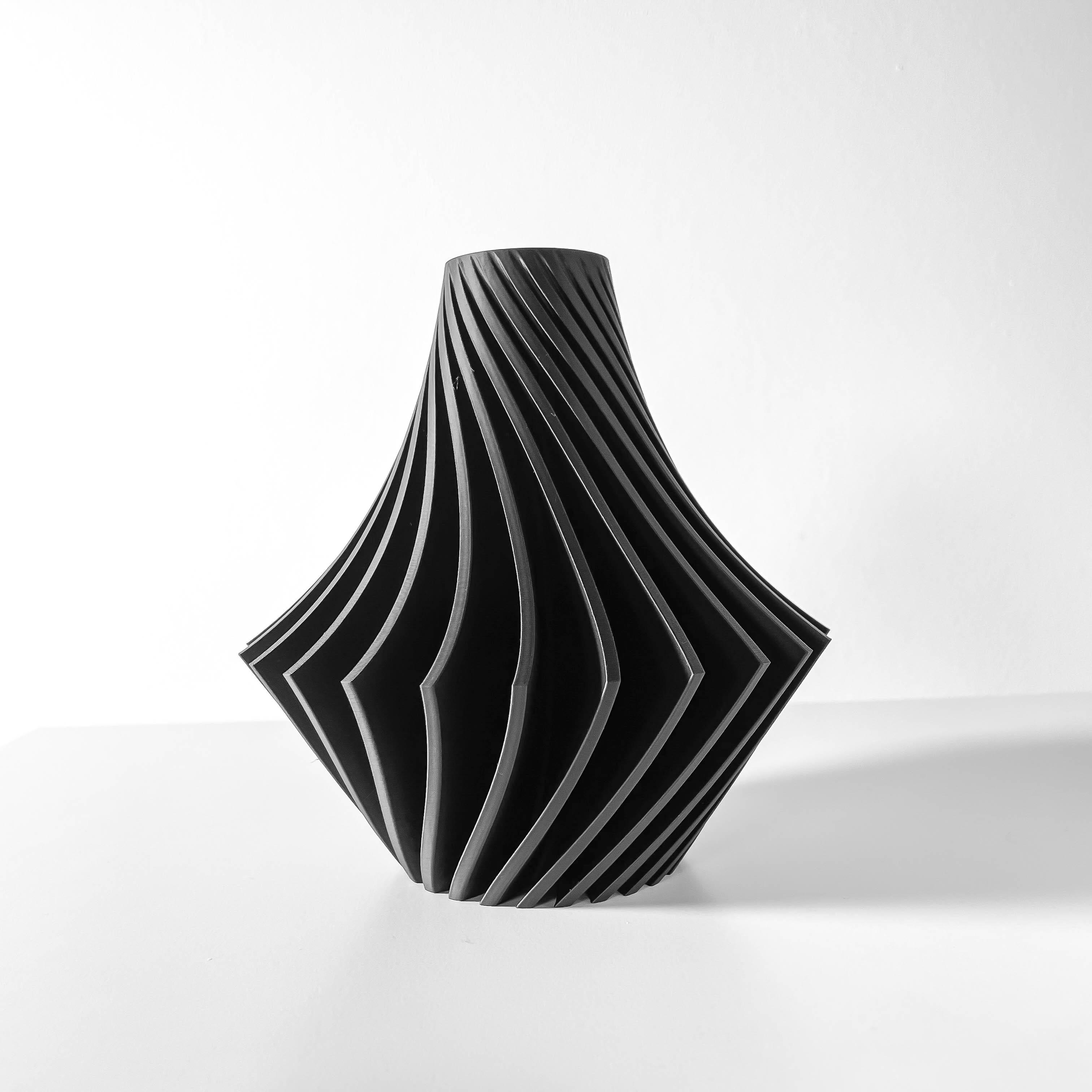 The Vamio Vase, Modern and Unique Home Decor for Dried and Preserved Flower Arrangement  | STL Fil 3d model